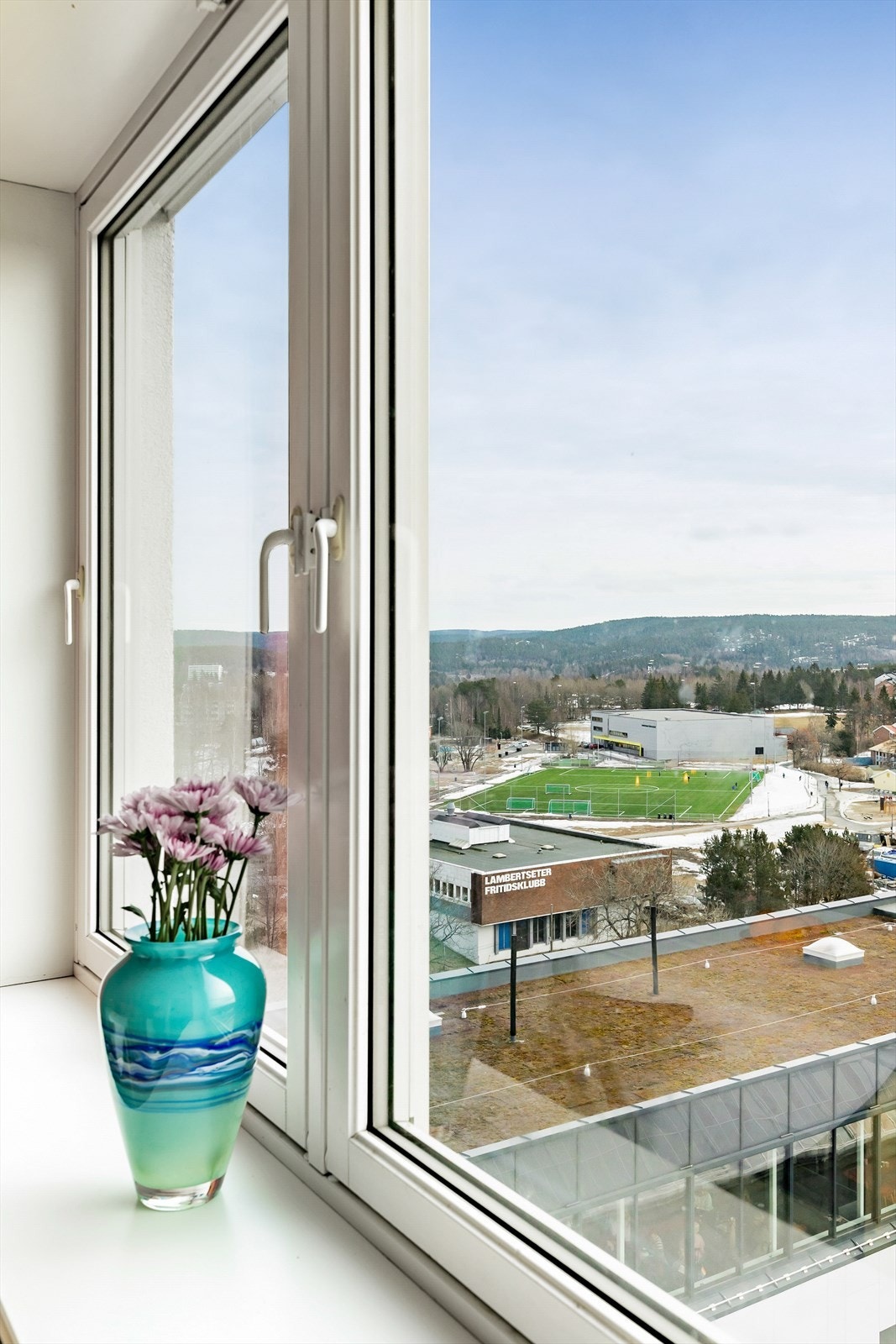 Utsikt fra leiligheten. Galleribilde