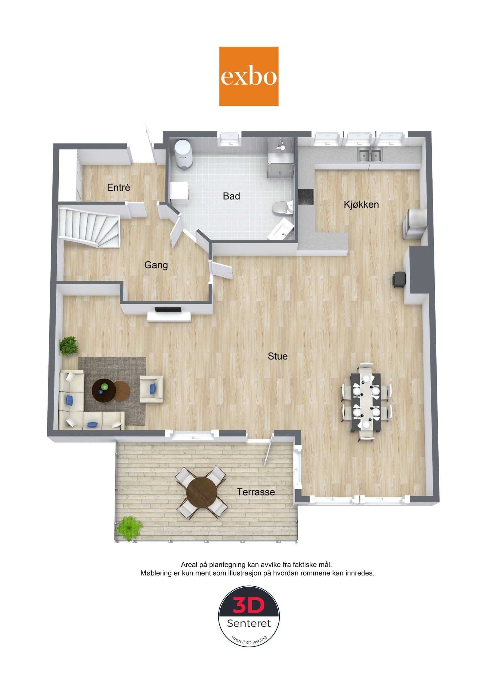 Plantegning 2. etg Galleribilde