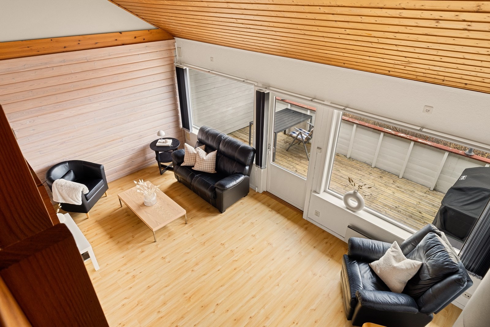 Stue sett fra 3. etg. Galleribilde