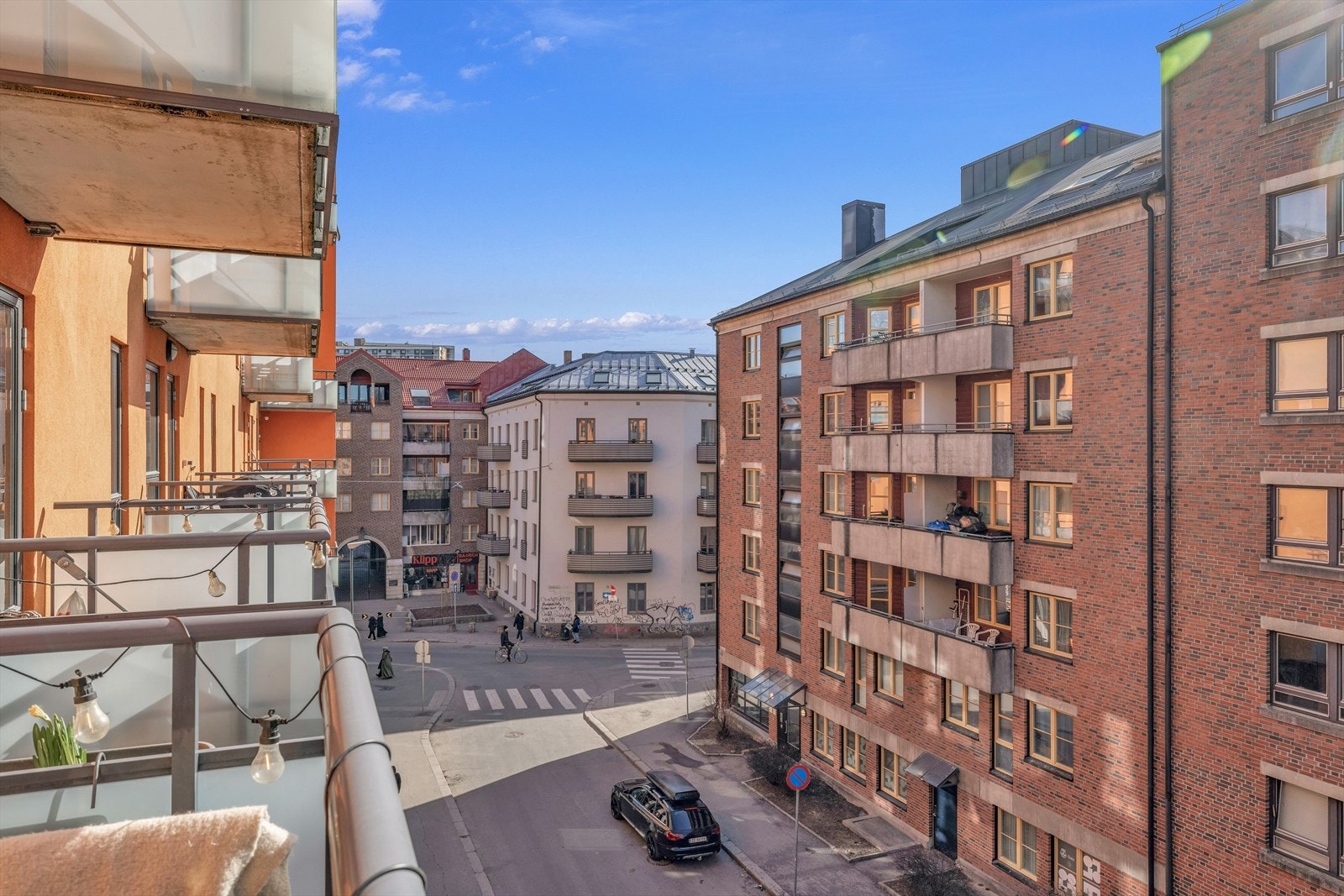 Breigata er en enveiskjørt gate. Galleribilde