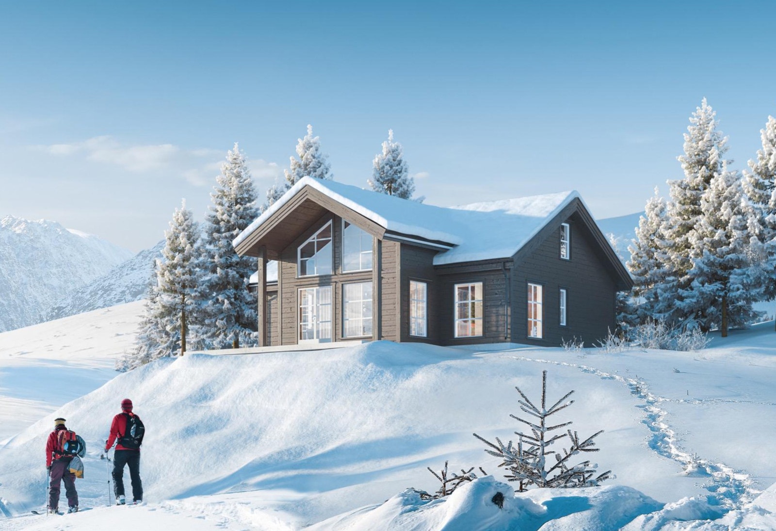 Polar 88, lekker hyttemodell med fremskutte midtpartier.
Utstikk og stolper i front er nå utgått i nye modeller. Galleribilde