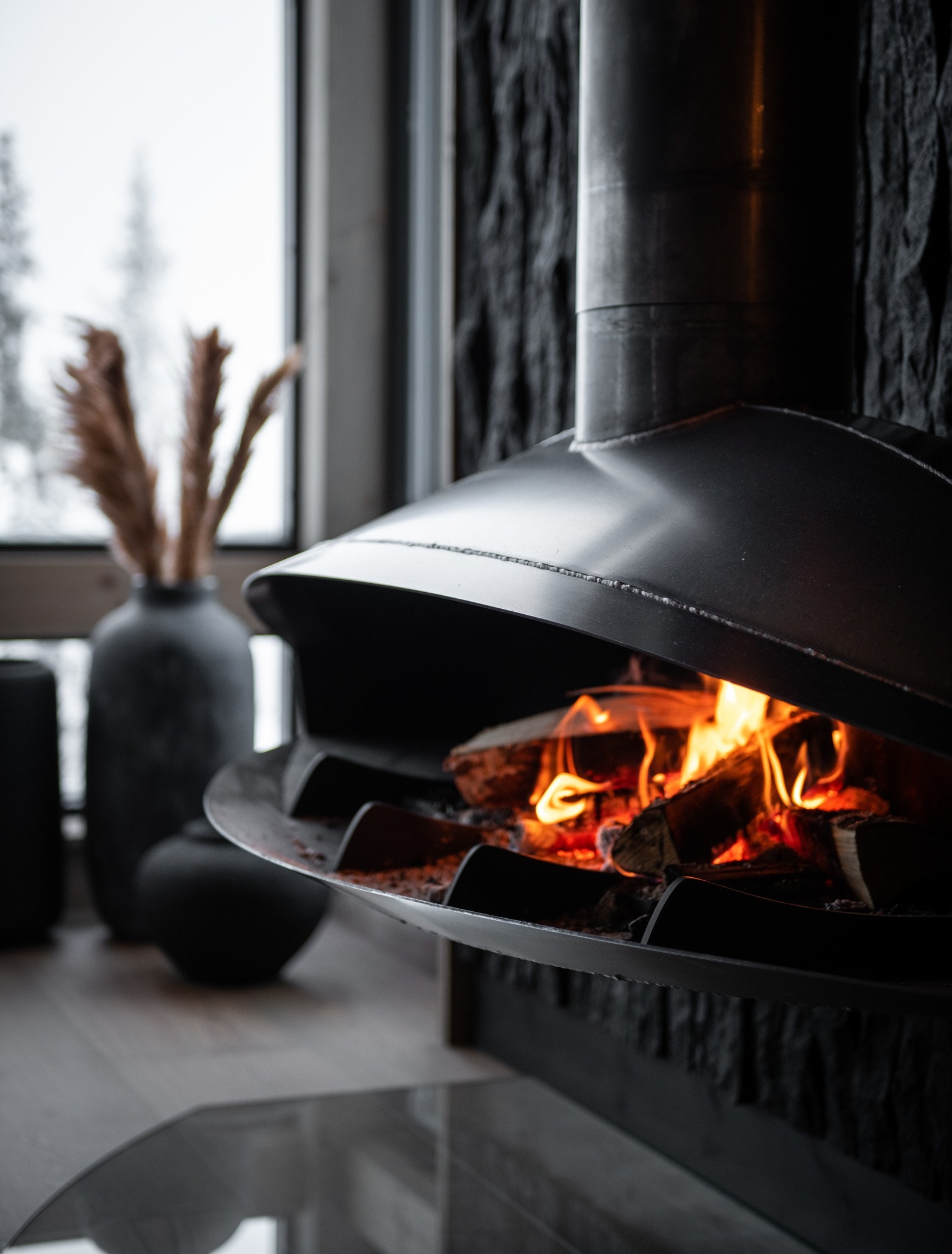 Peisen gir en helt unik stemning. Galleribilde