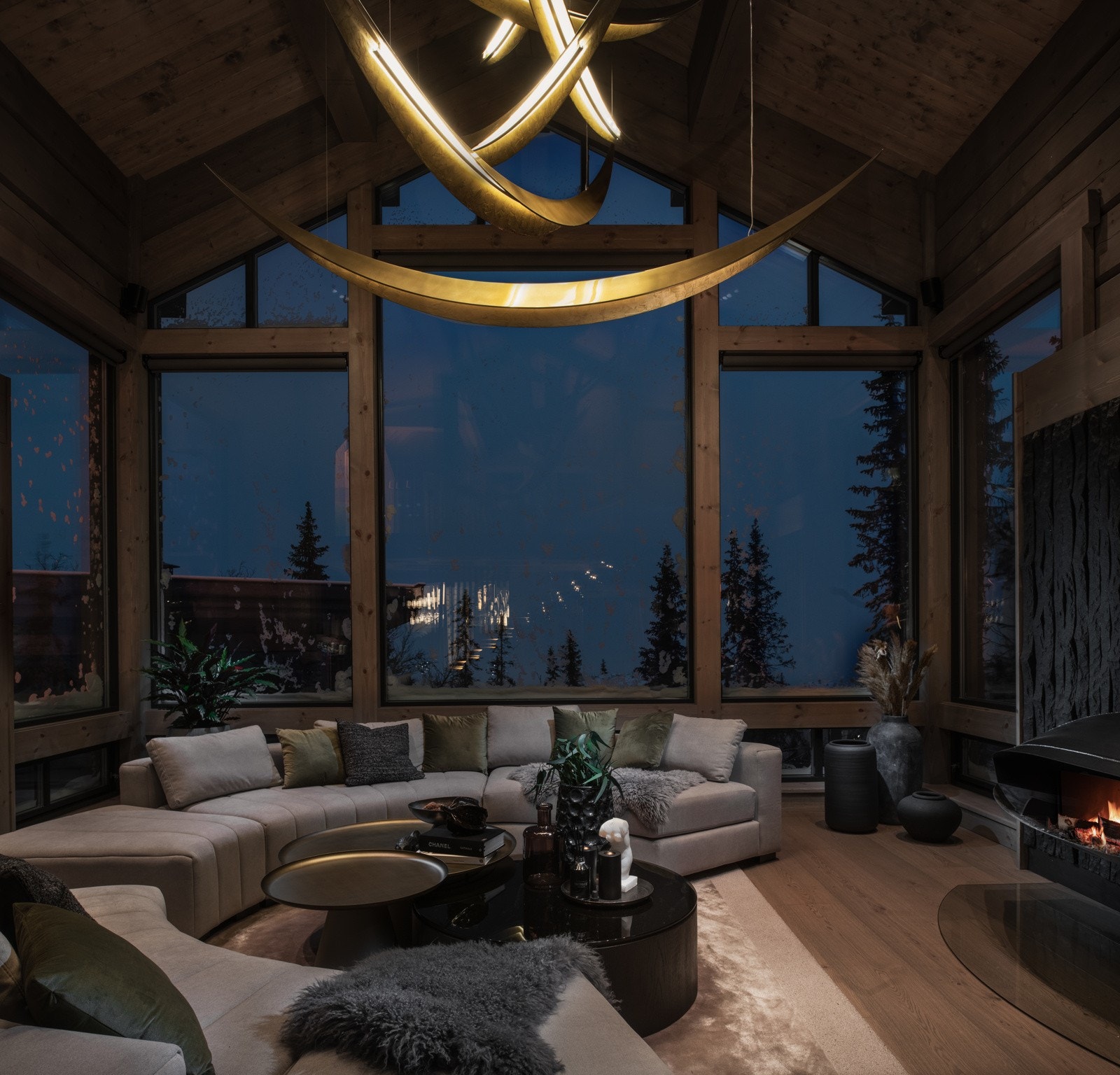 Koselig kveldsstemning i stuen! Galleribilde