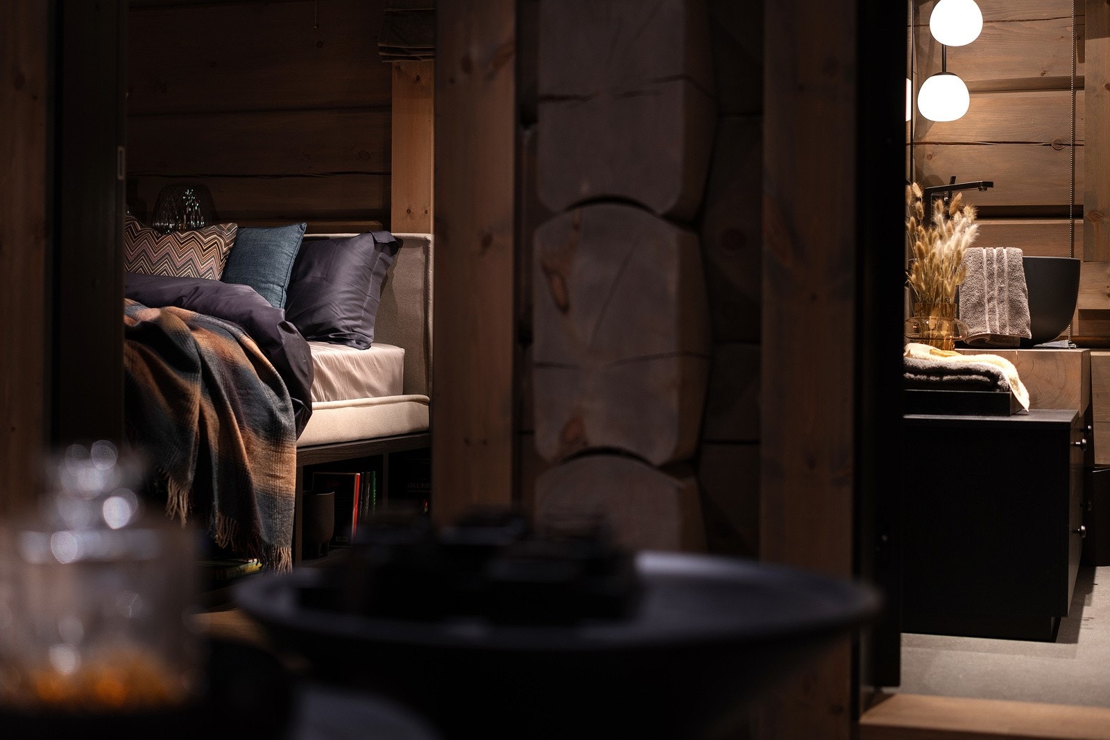 Fra sittegruppen oppe, inn mot "bibliotekrommet" Galleribilde