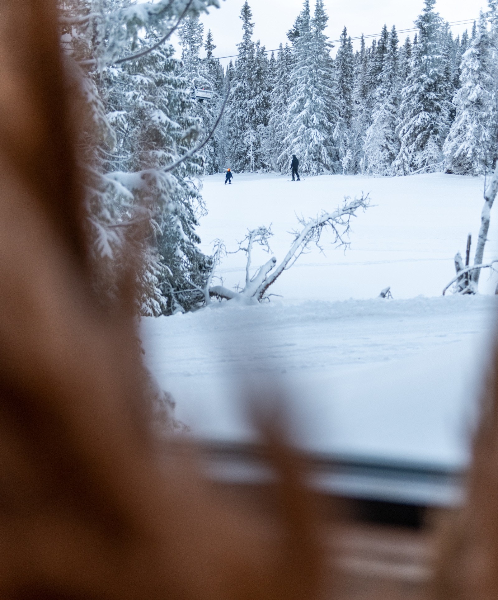 Hytta ligger virkelig i umiddelbar nærhet til skibakkene og langrennssporet! Galleribilde