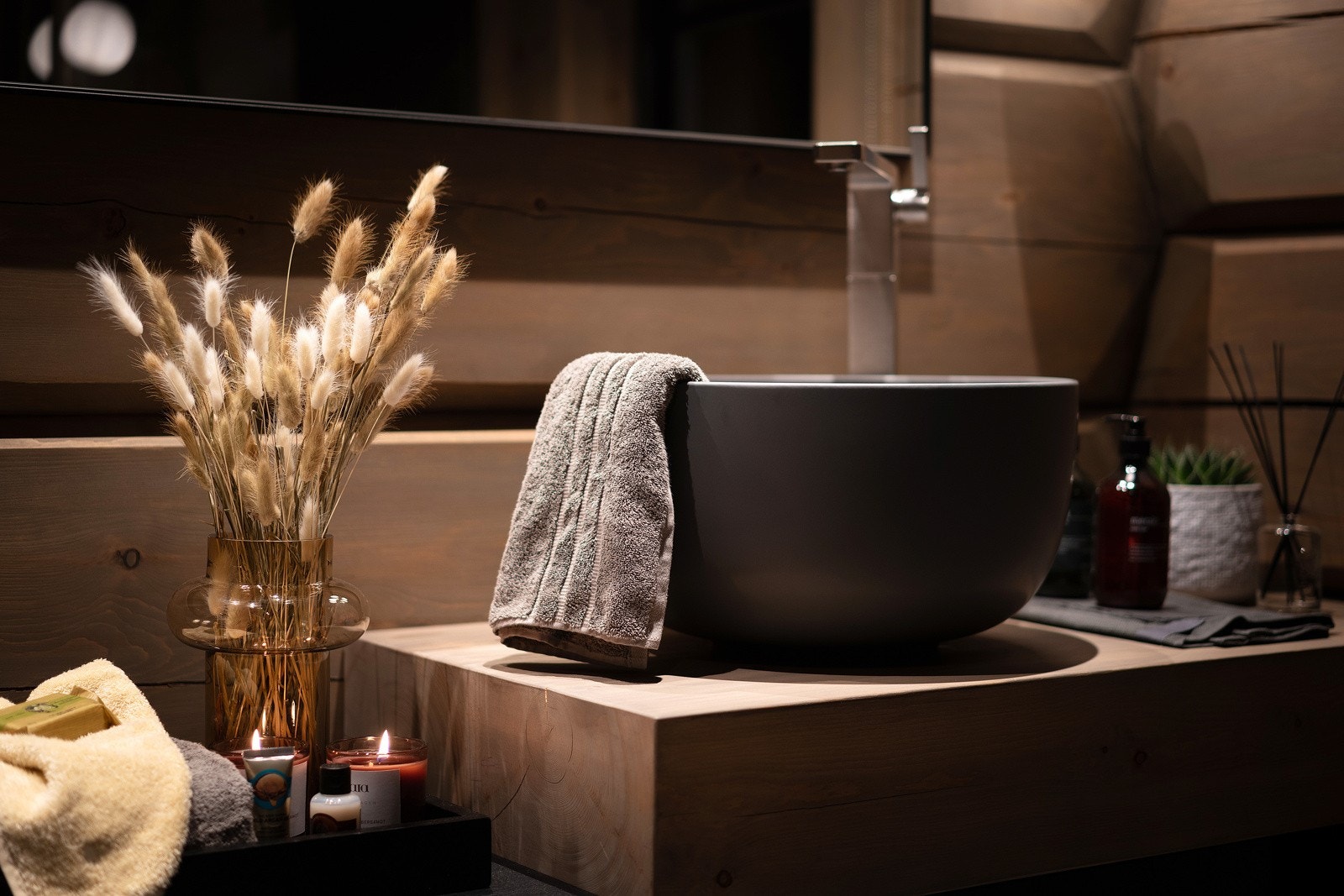 Legg merke til vasken fra Cielo og armaturet fra Dornbracht Galleribilde