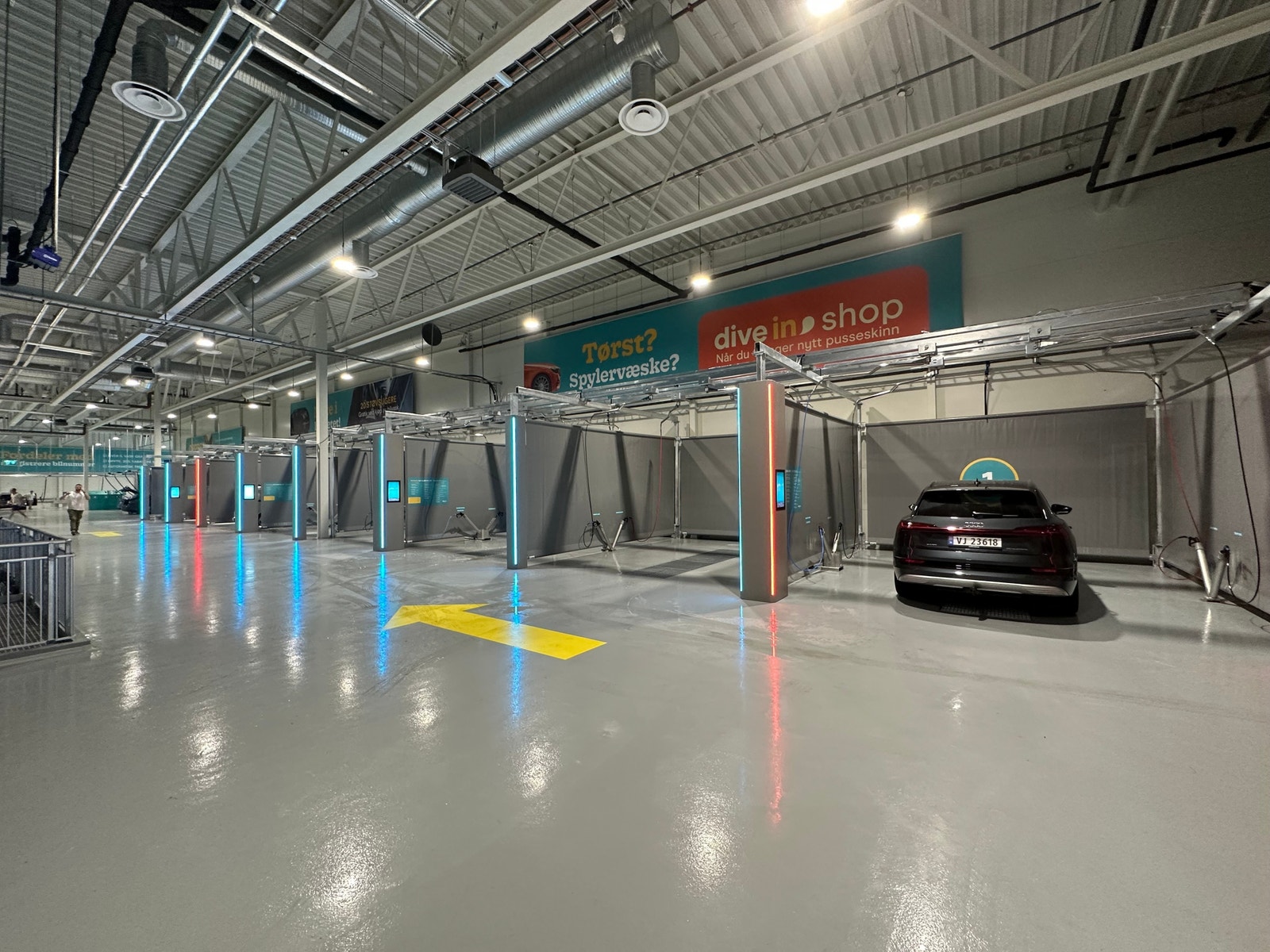 DiveIn har også selv-vask Galleribilde