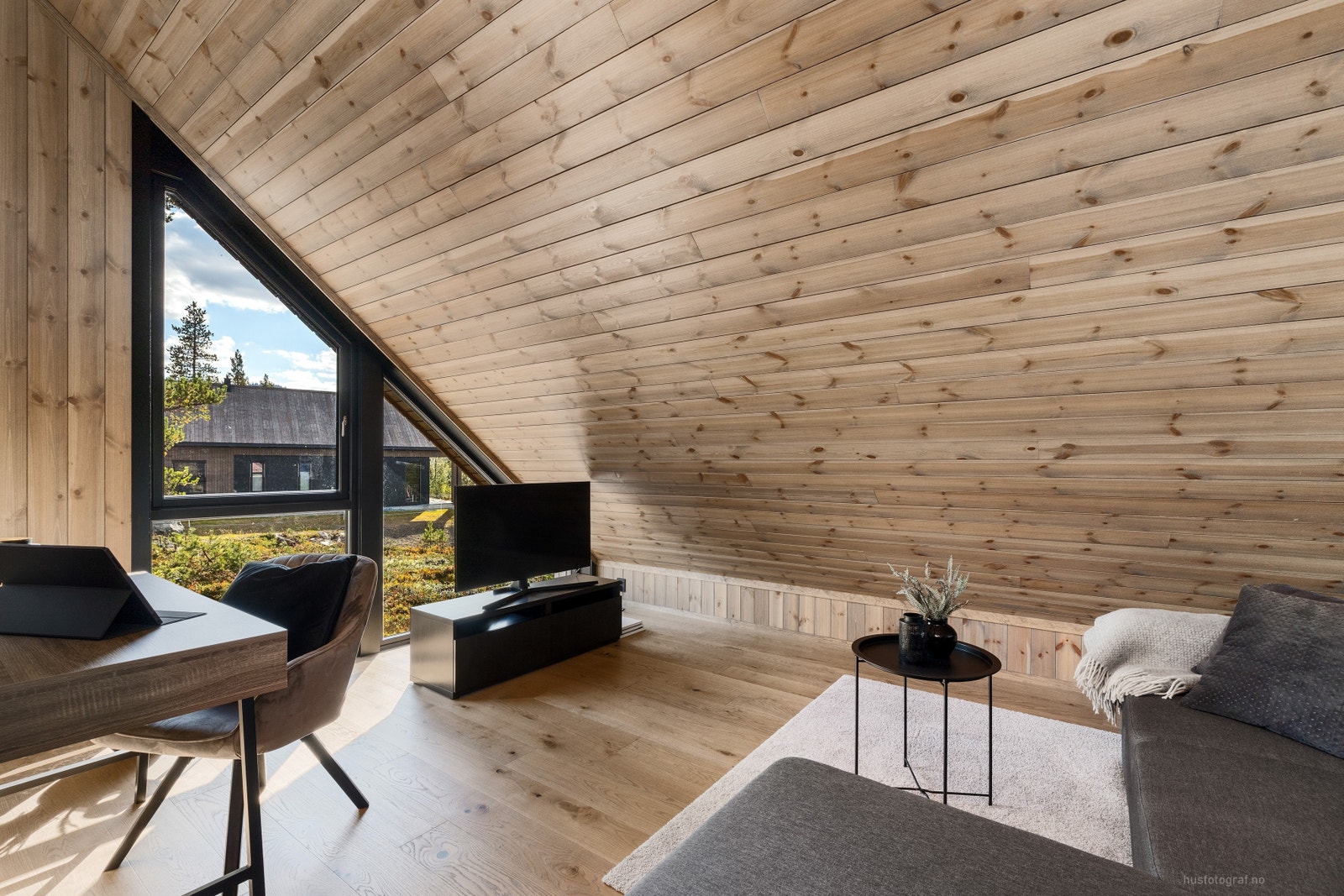 Stuen kan også fungere som en lekeplass for barna Galleribilde