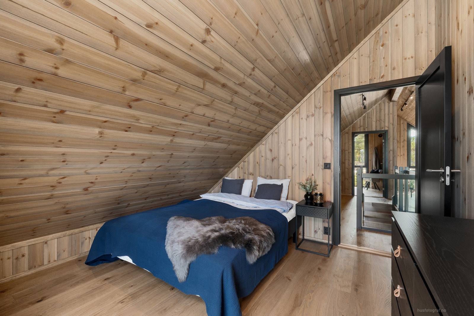 Hyttene leveres med minimum 4 soverom Galleribilde