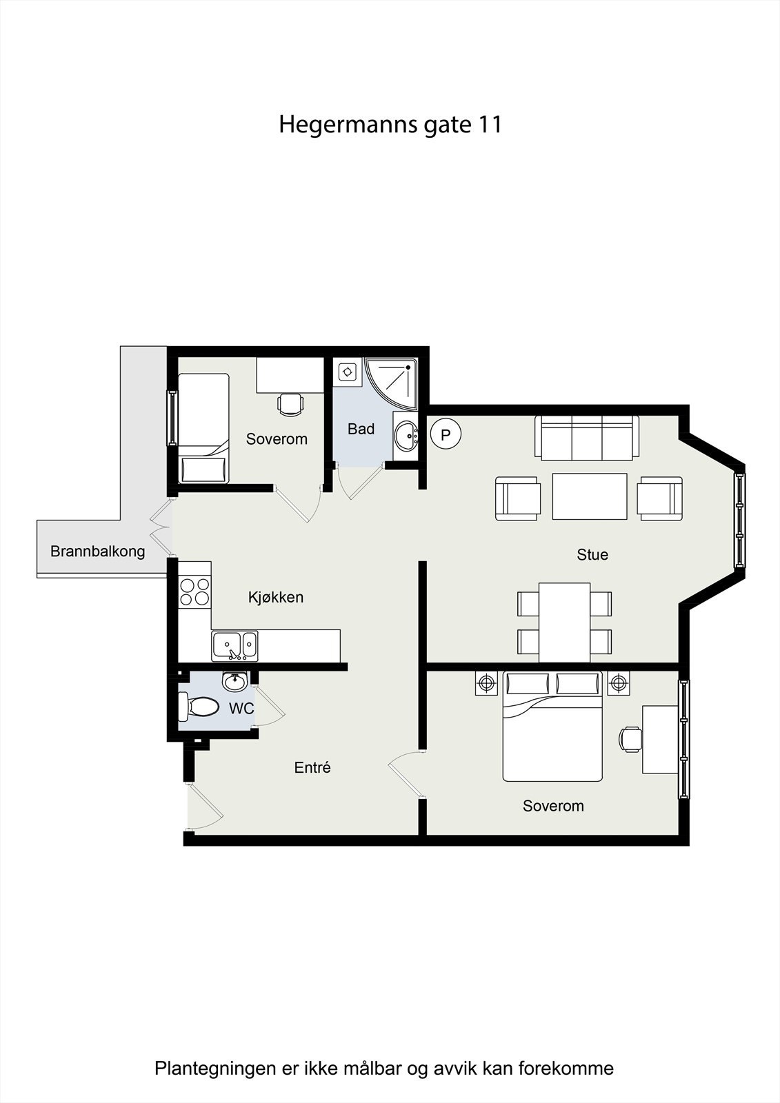 Plantegning Galleribilde