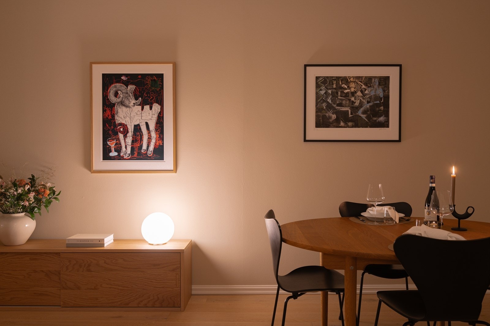 Detalj stue. Galleribilde