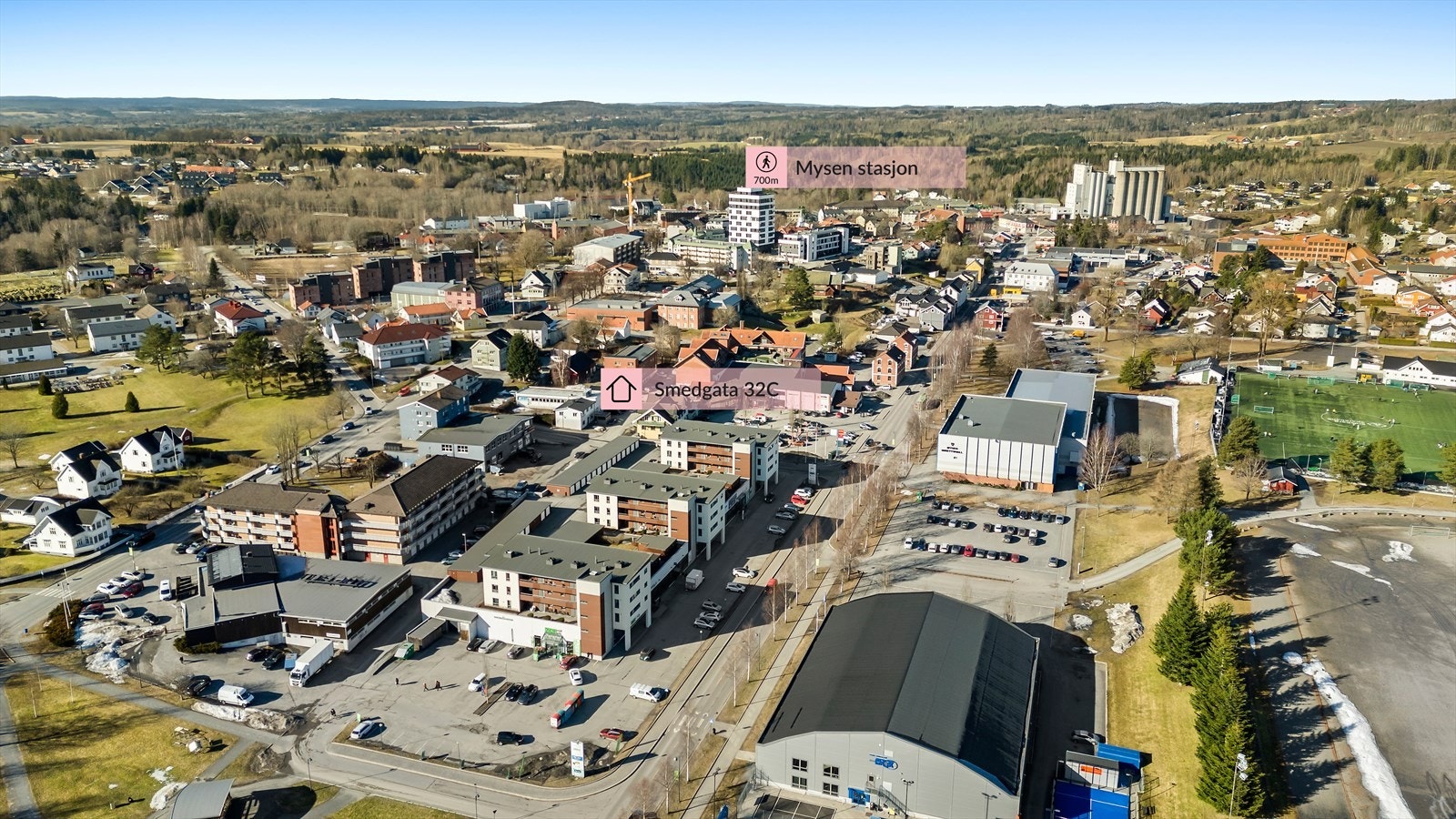 Dronefoto Galleribilde