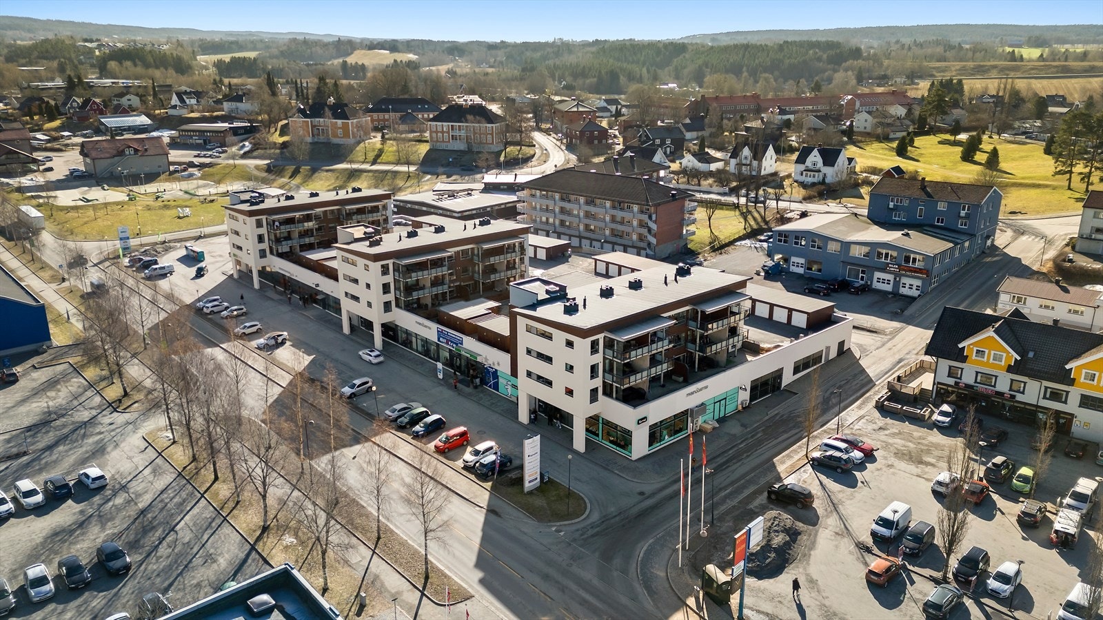 Dronefoto Galleribilde