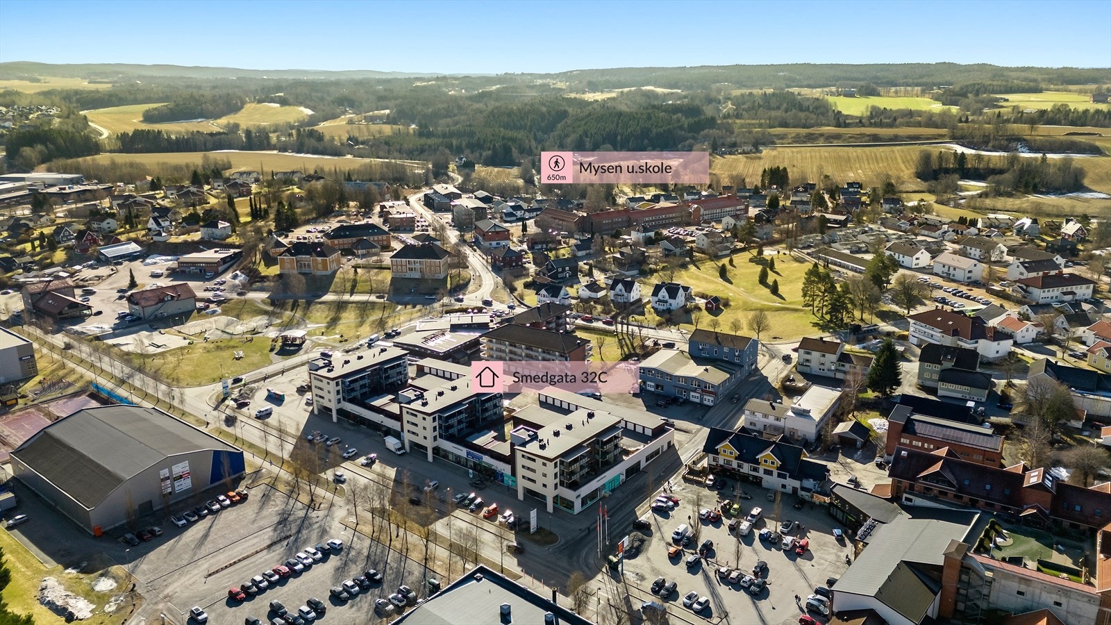 Dronefoto Galleribilde