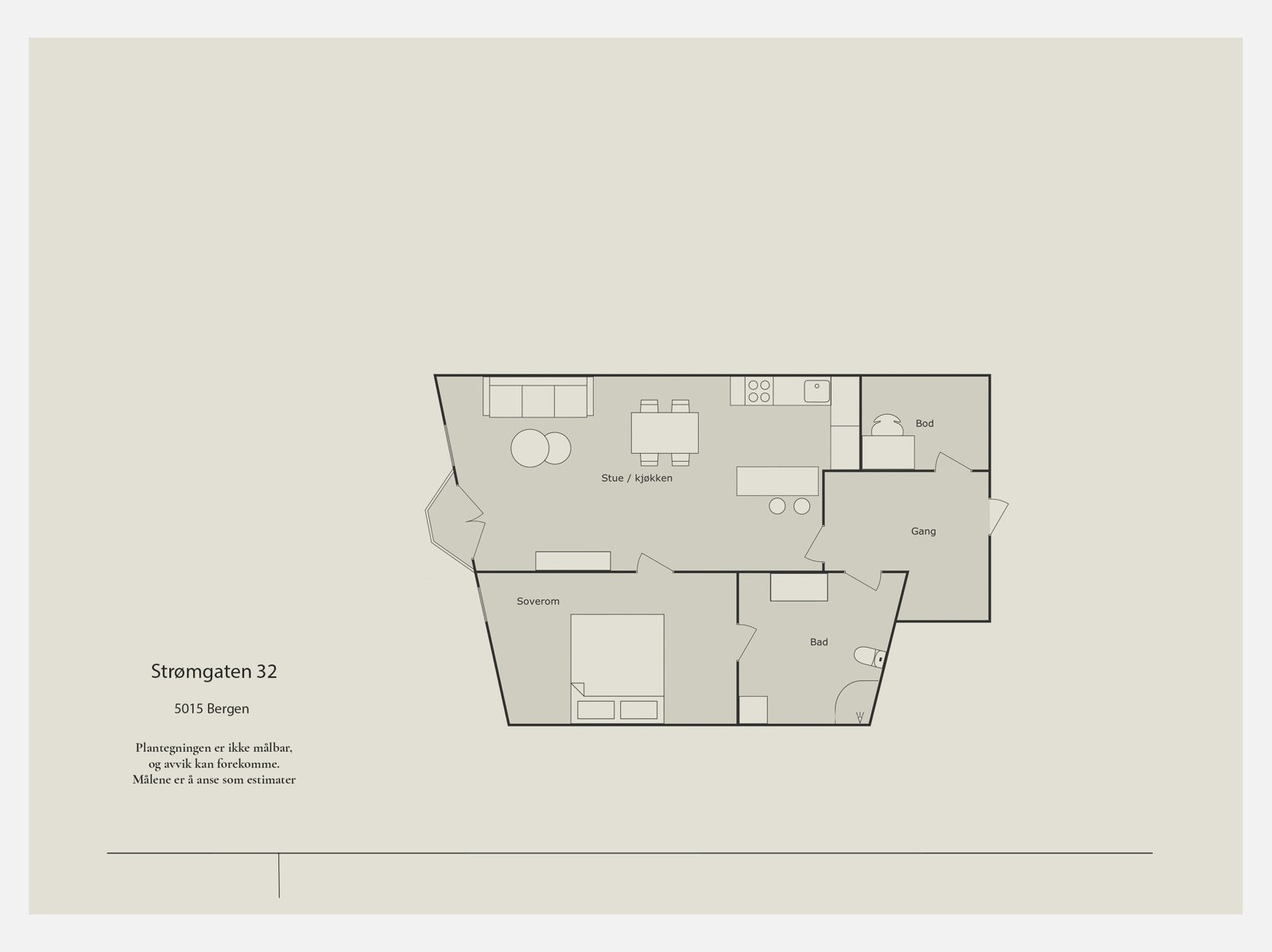 Plantegning. Galleribilde