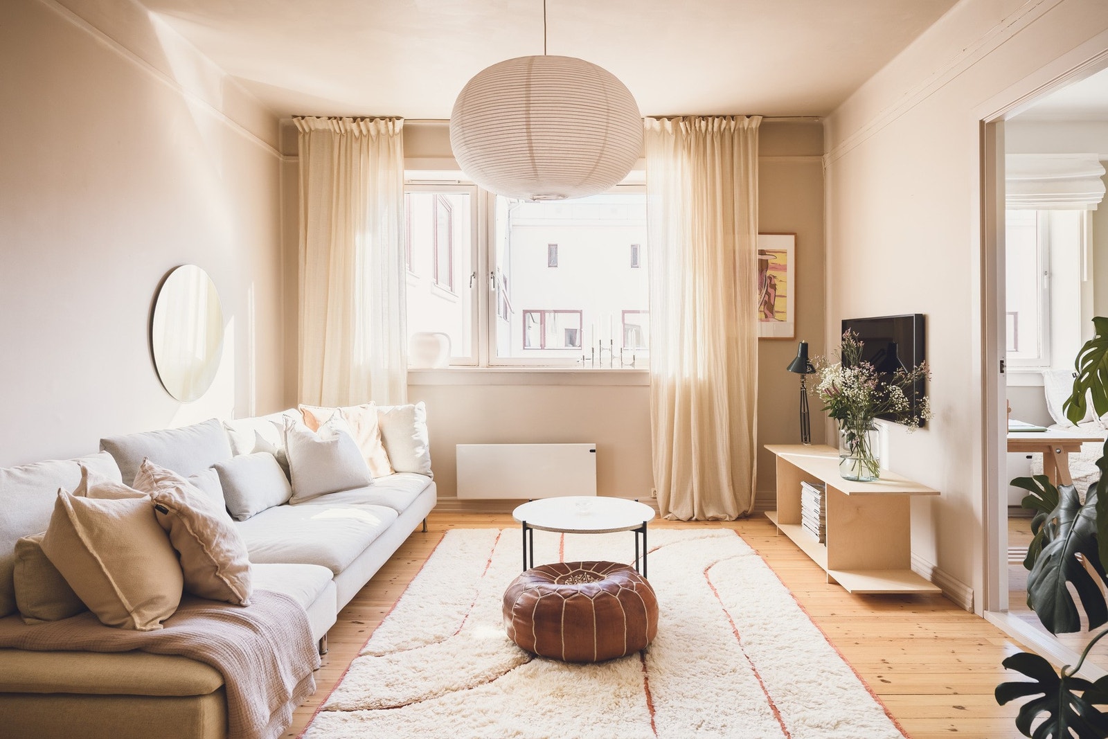 Velholdt og stilren 3(4)-roms leilighet. Galleribilde