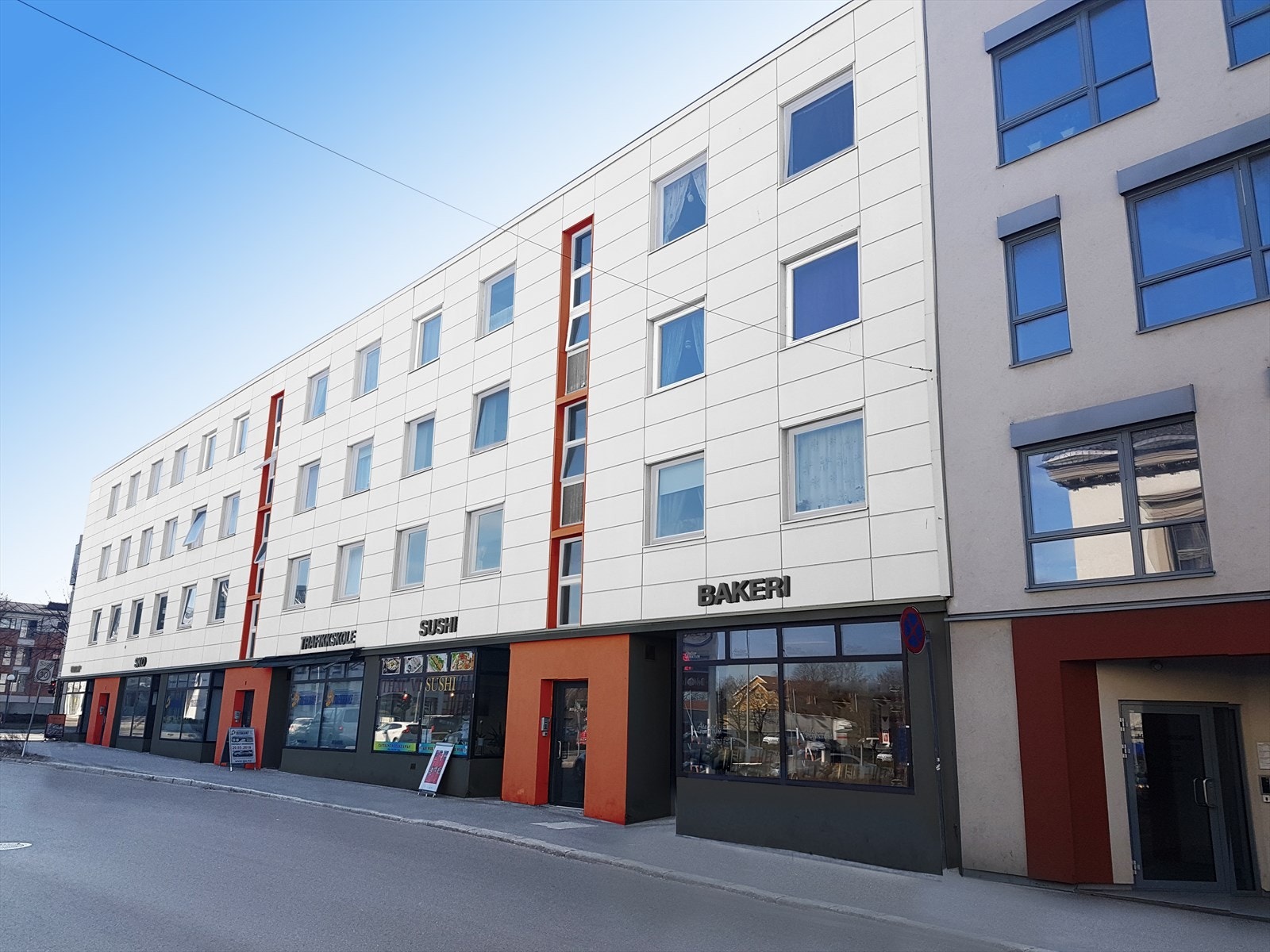 Planlagt oppussing av fasade (bildet er men som en illustrasjon) Galleribilde