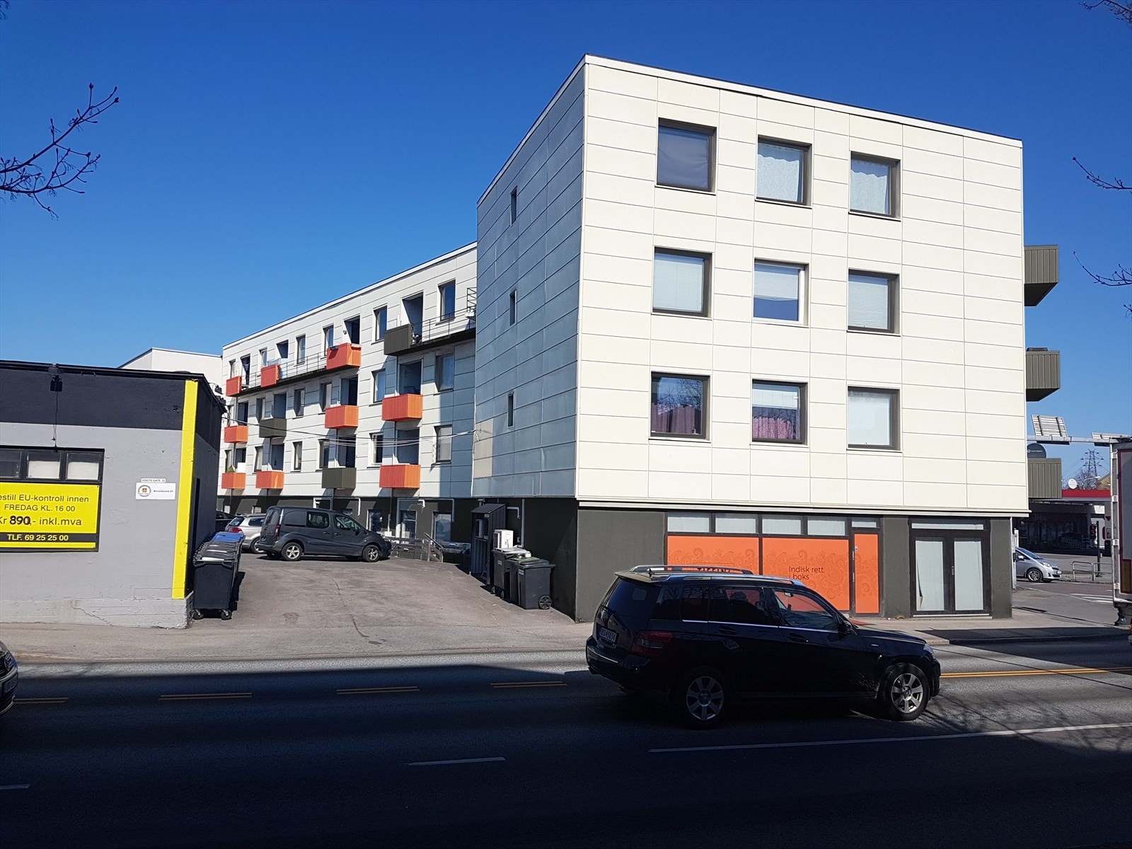 Planlagt oppussing av fasade (bildet er men som en illustrasjon) Galleribilde