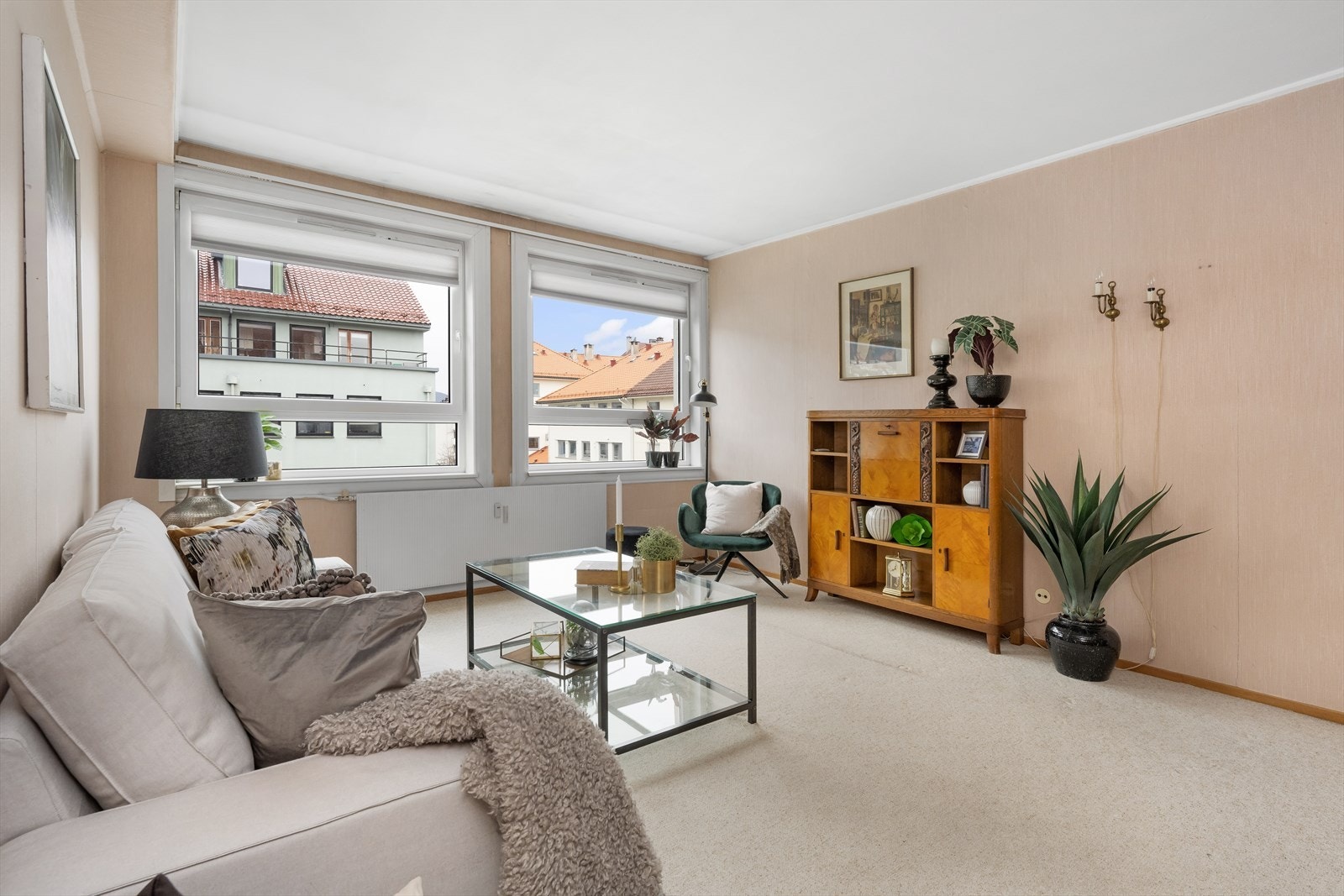 Stuen er på ca. 27,5 m². Galleribilde