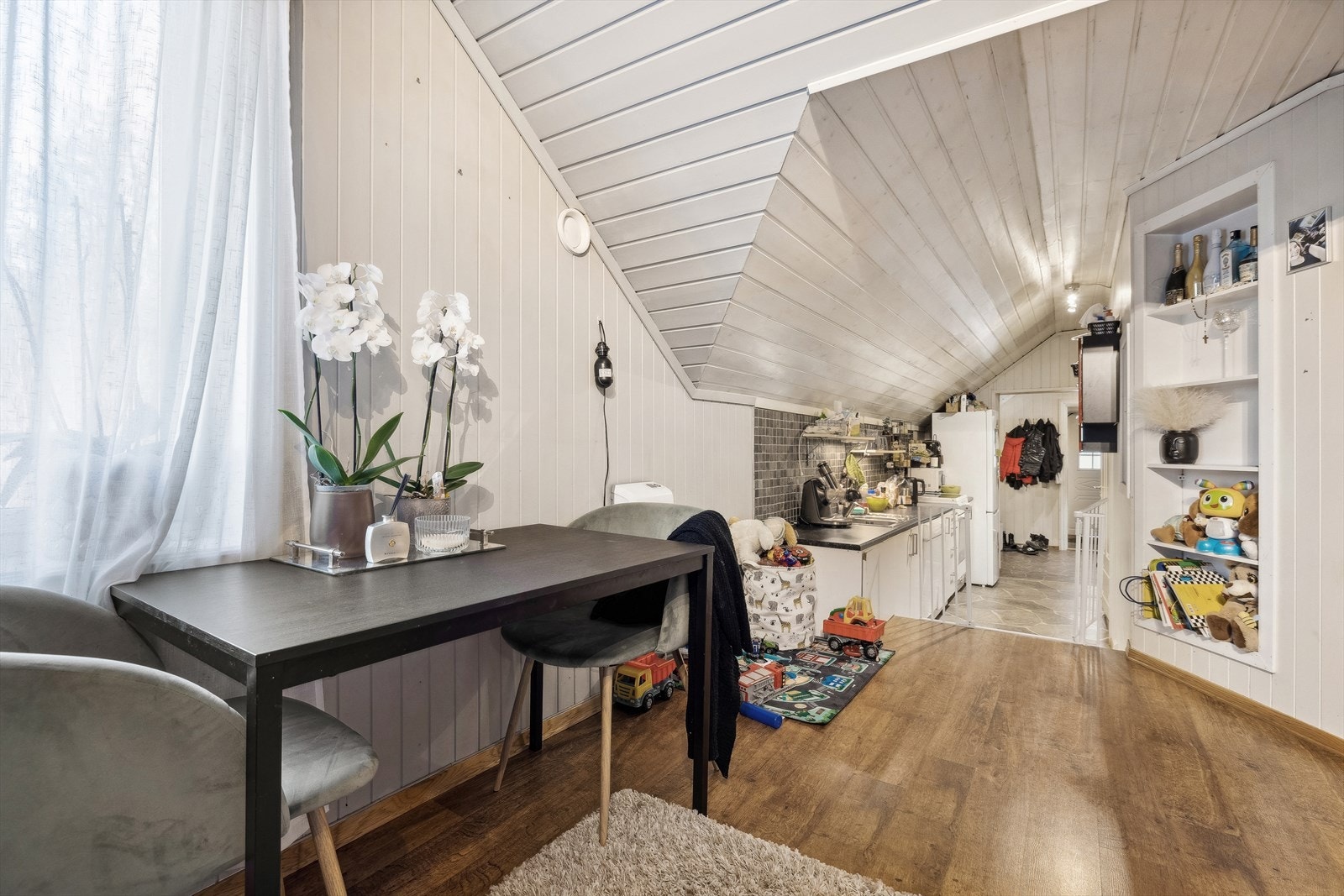 Åpen stue- og kjøkkenløsning Galleribilde