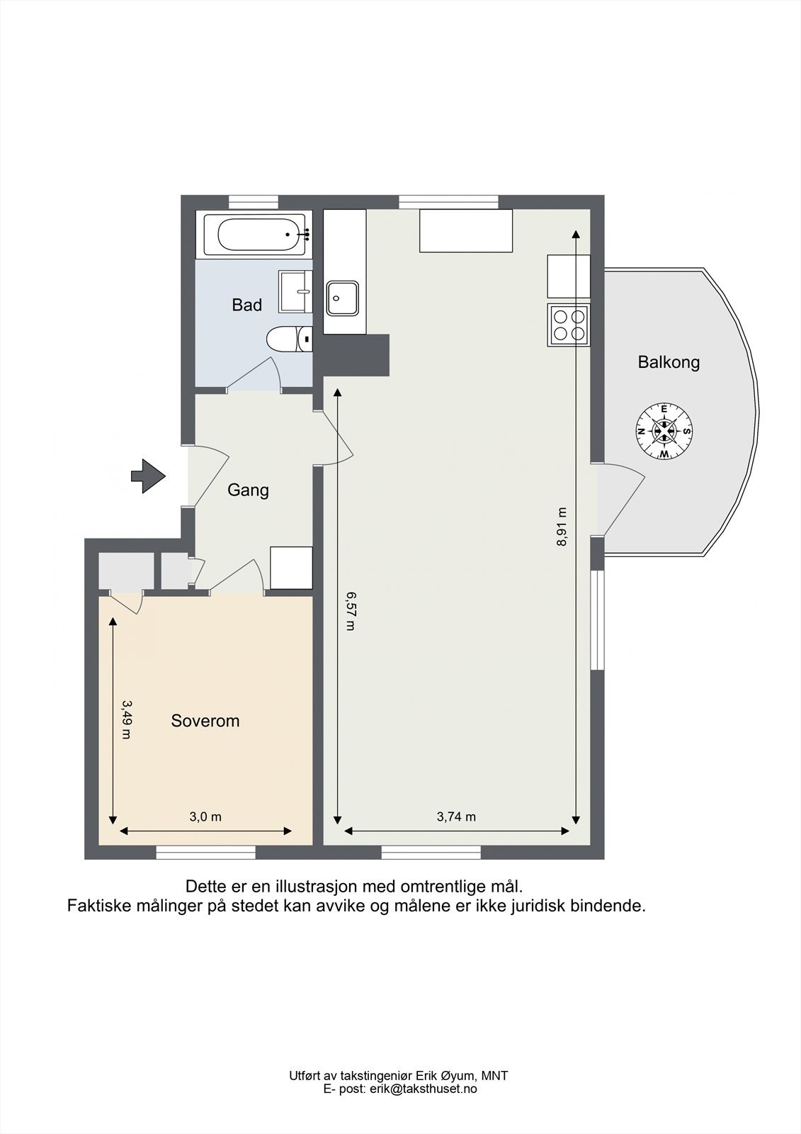 Plantegning Galleribilde