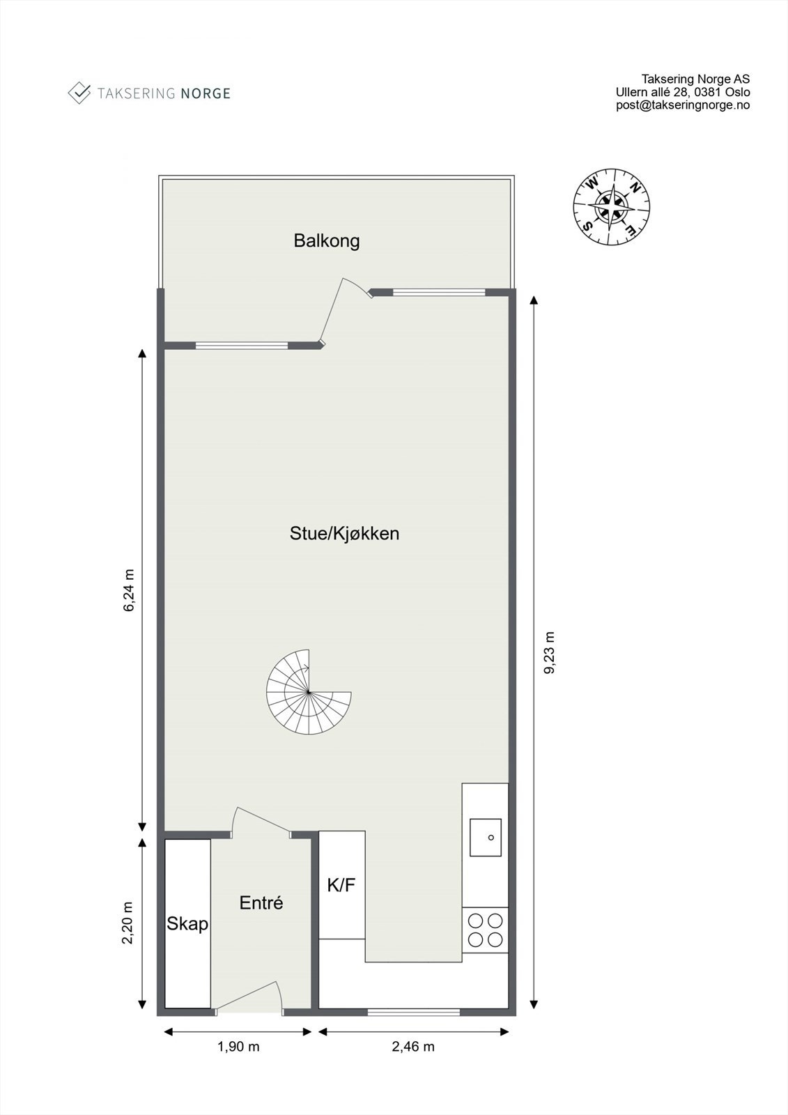 Planskisse. Galleribilde