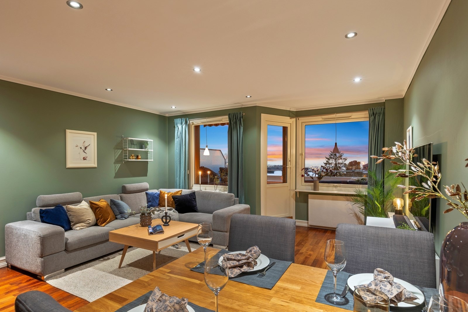 Kveldsstemning. Galleribilde