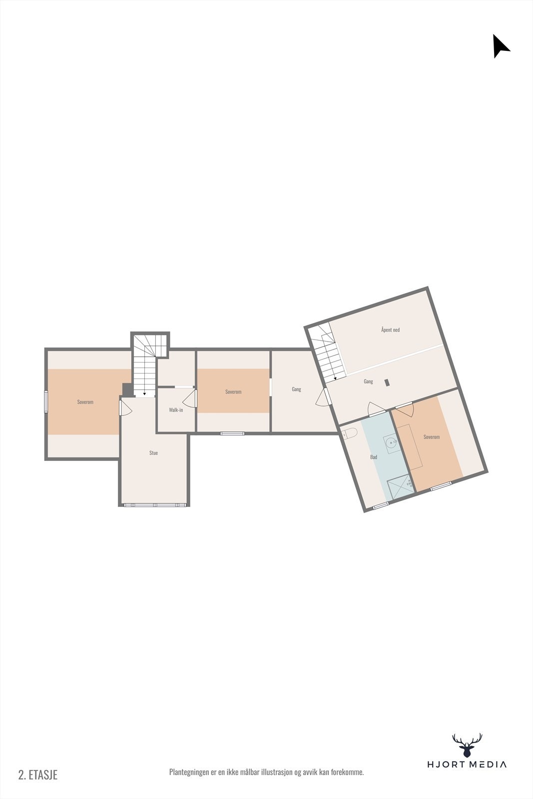 Plantegning Loft Galleribilde