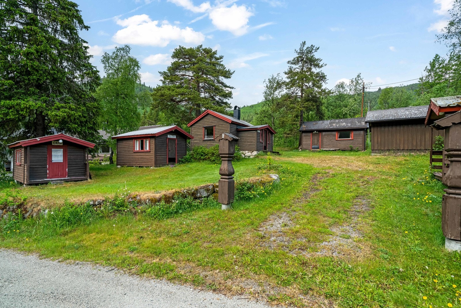Hytteområdet. Galleribilde