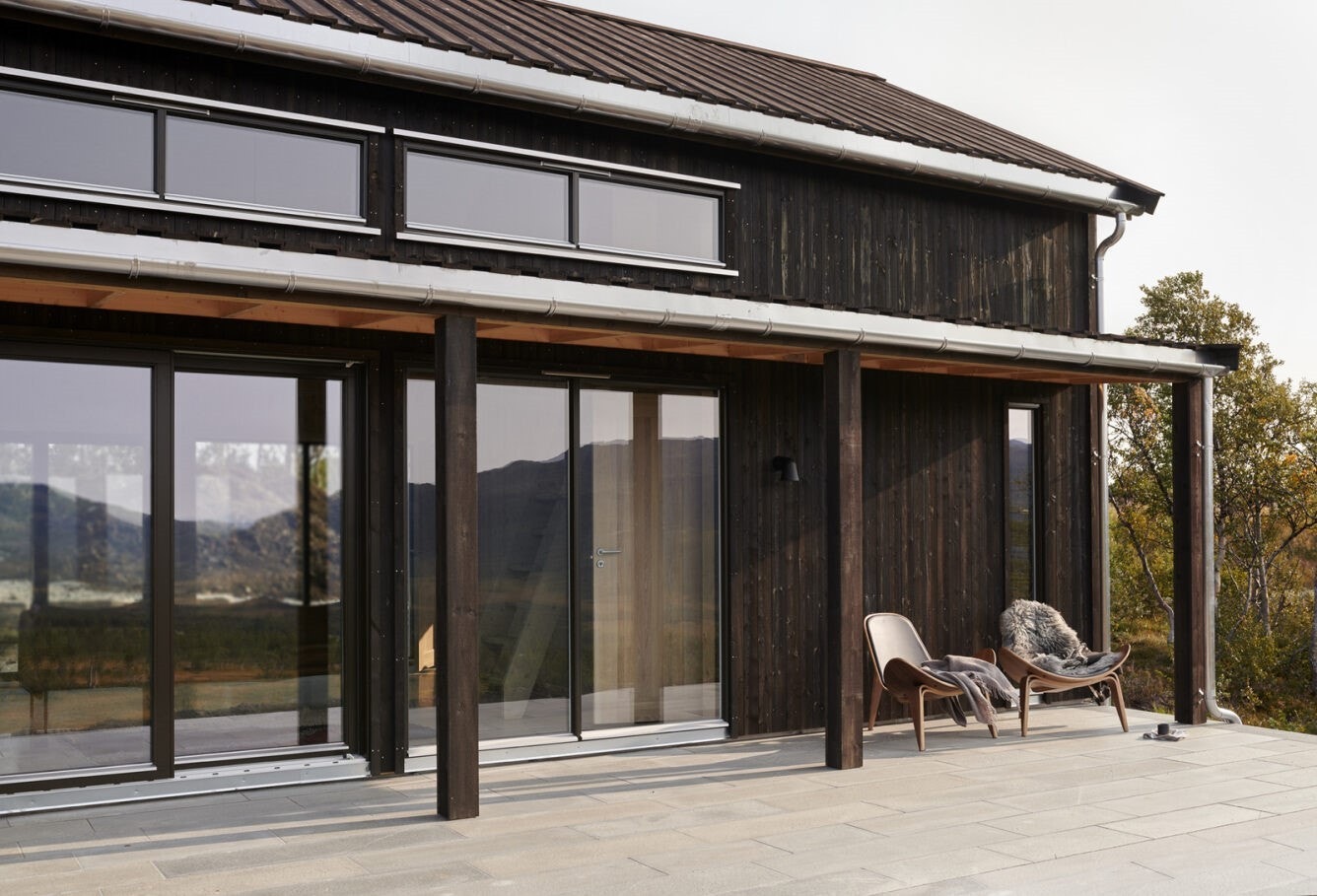 Illustrasjonsfoto av Langhus. Galleribilde