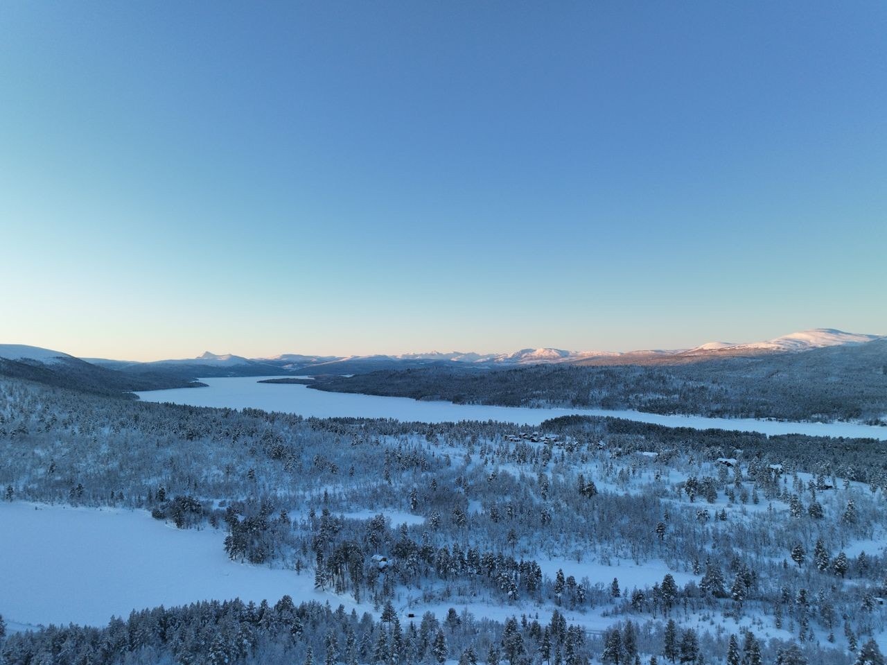 Vinter på Savalen Galleribilde