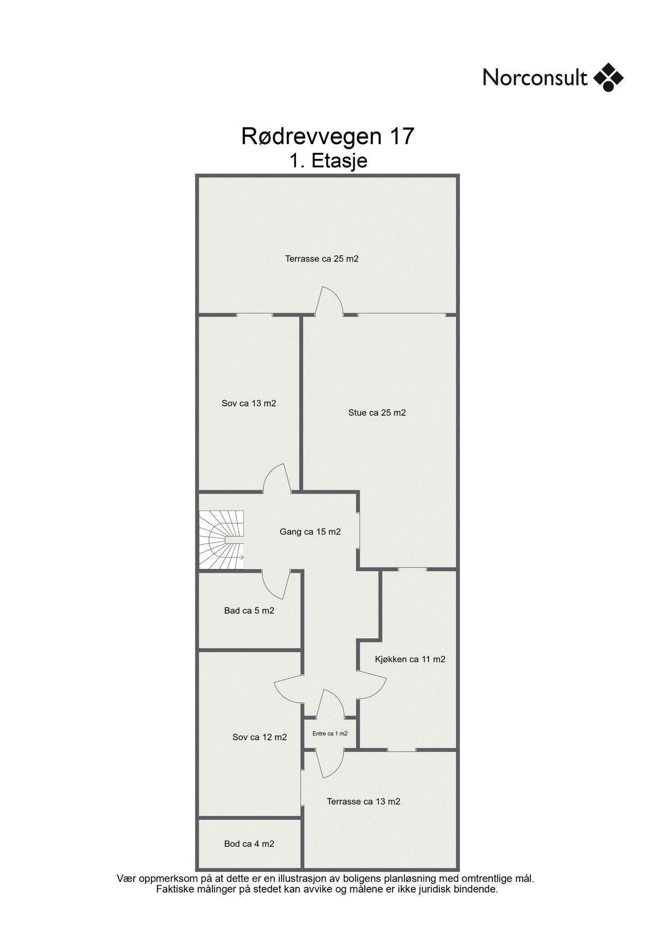 Planskisse 1.etasje. Galleribilde