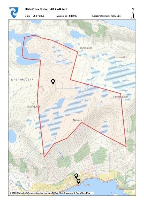 Eiendommen har andel i felles fjellmark Galleribilde
