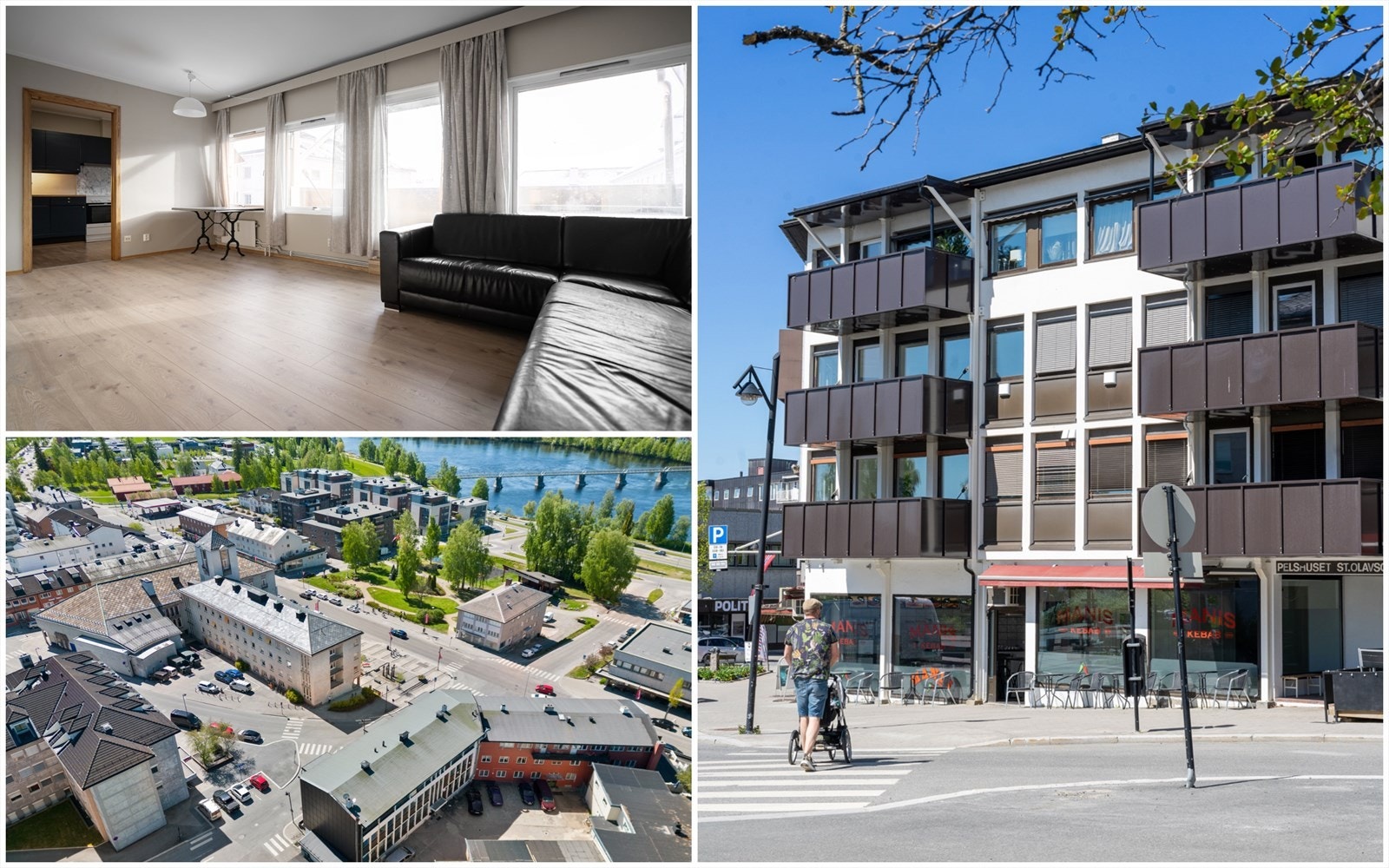 Velkommen til Elverum sentrum og St. Olavs gate 2!
En lys 2-roms selveiet toppleilighet med solrik sydvendt balkong på ca. 8m². Galleribilde
