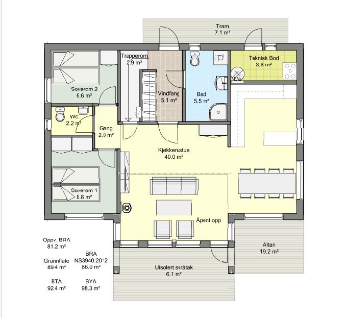 Plan 1. Galleribilde