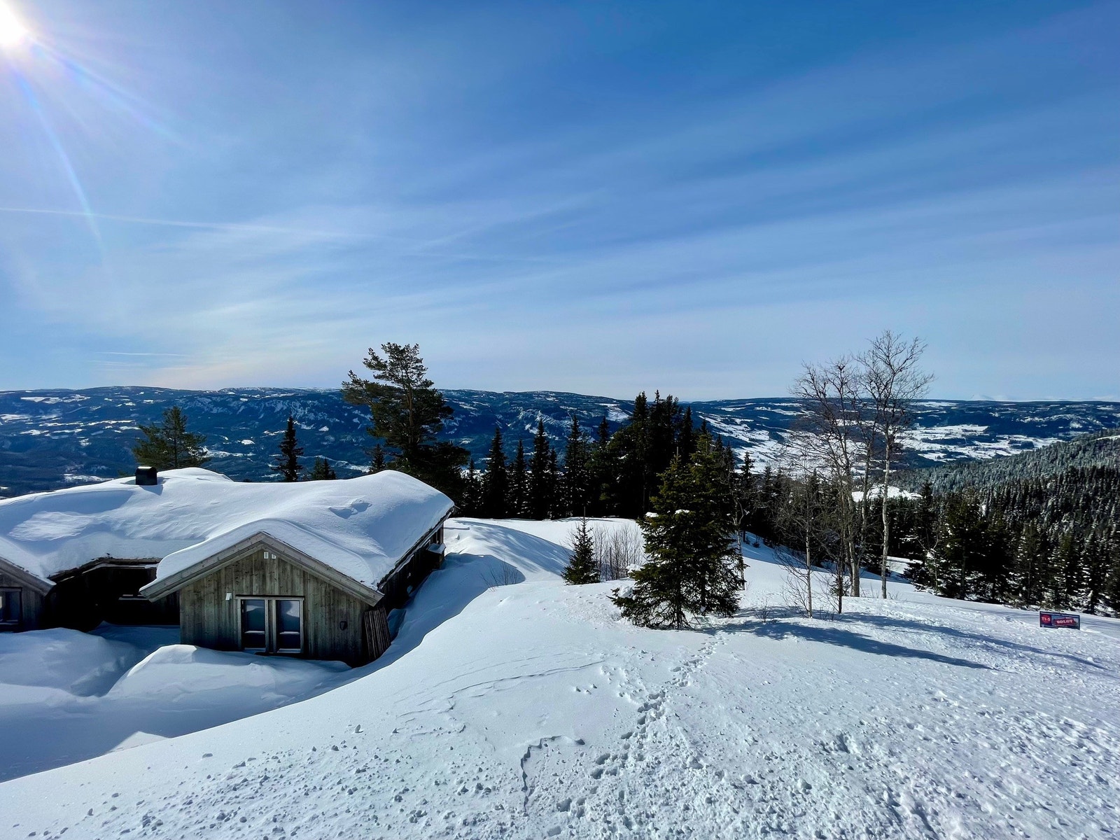 Utsikt fra tomta mot sør Galleribilde