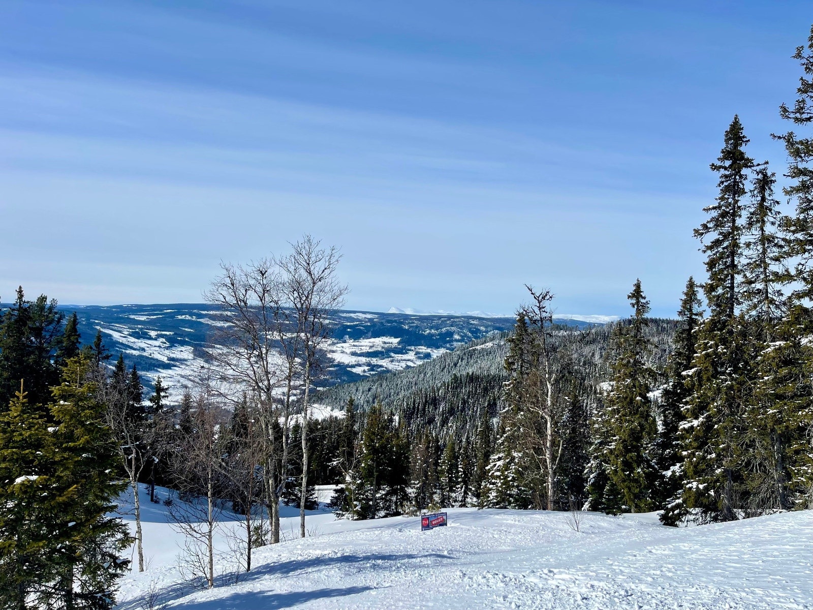 Utsikt fra tomta mot vest Galleribilde