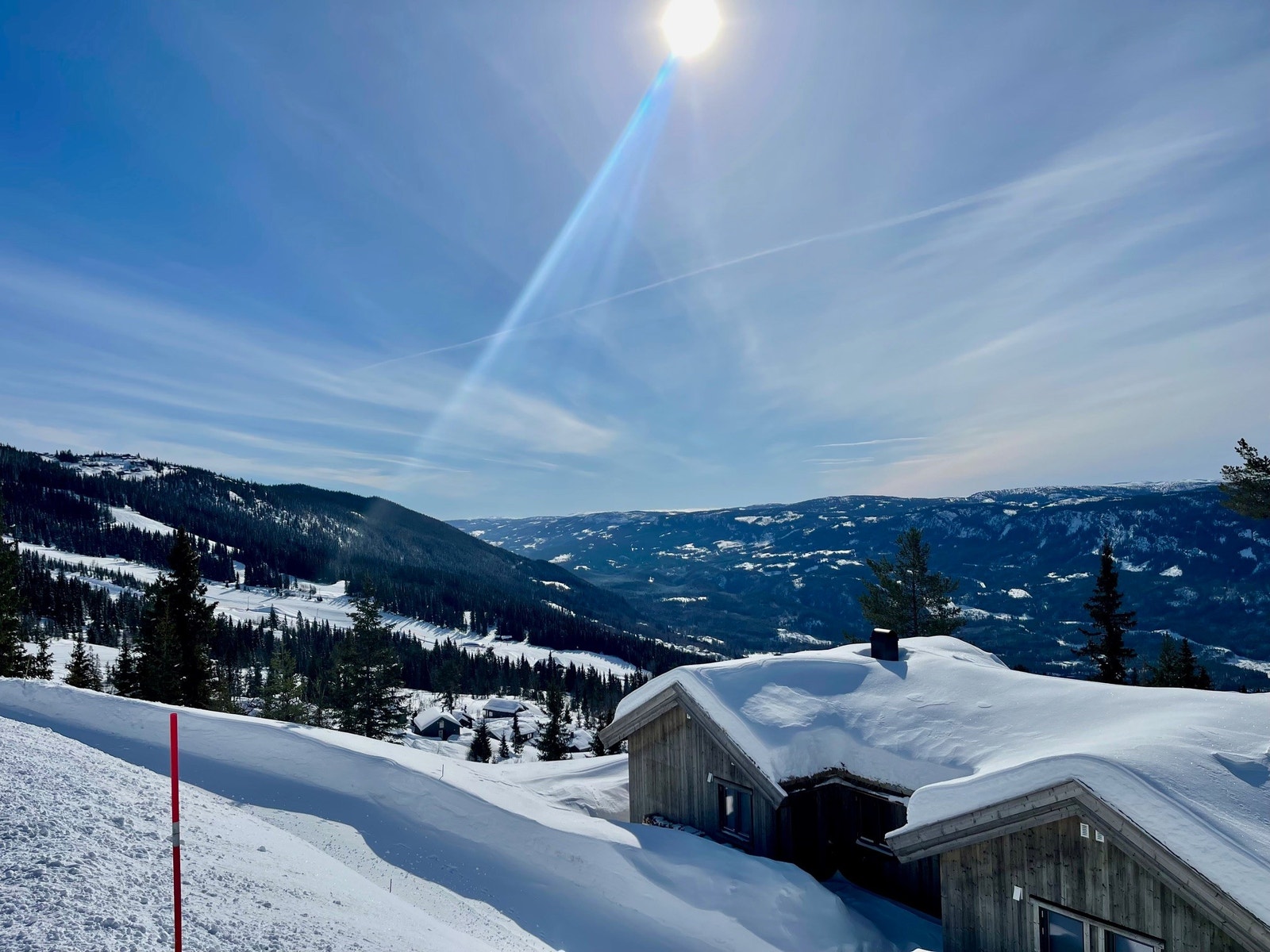 Utsikt fra tomta møt sør Galleribilde