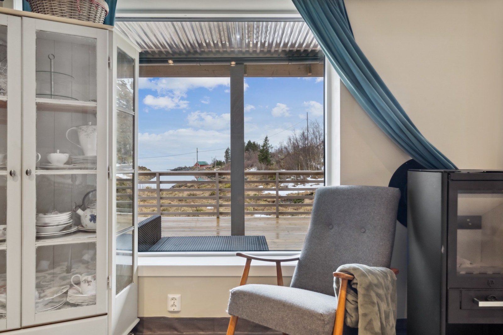 Her kan man nyte utsikten direkte fra godstolen og senke skuldrene fra hverdagsstresset. Galleribilde