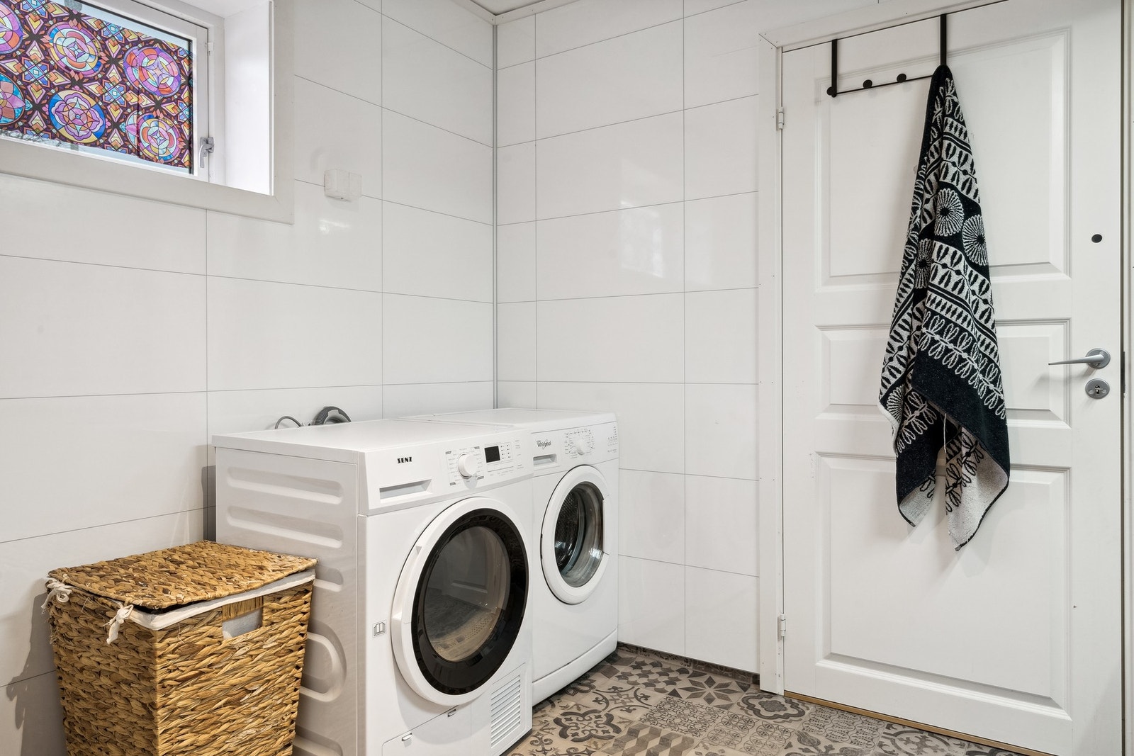 I tillegg er det også plass til vaskemaskin og tørketrommel. Galleribilde