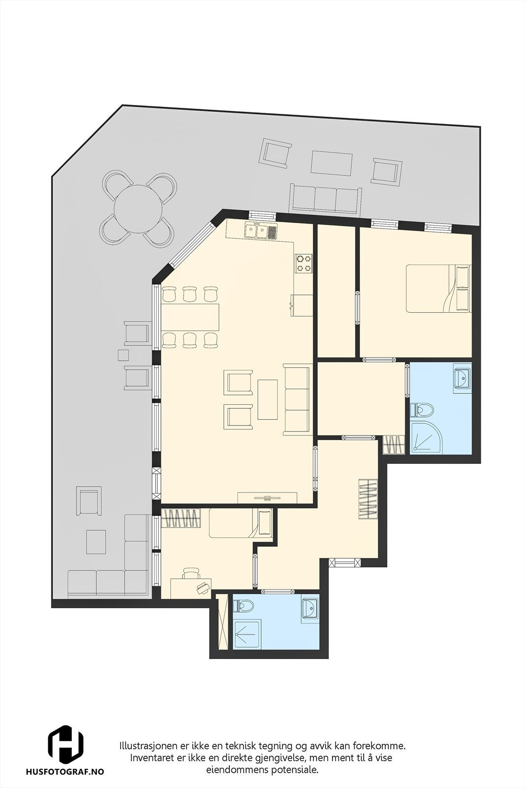 Dobbeltboligforsikret! Denne boligen er det tryggere å kjøpe før du har solgt din nåværende bolig. Unngå doble boutgifter i inntil 9 mnd. Konferer megler for mer opplysninger! Galleribilde