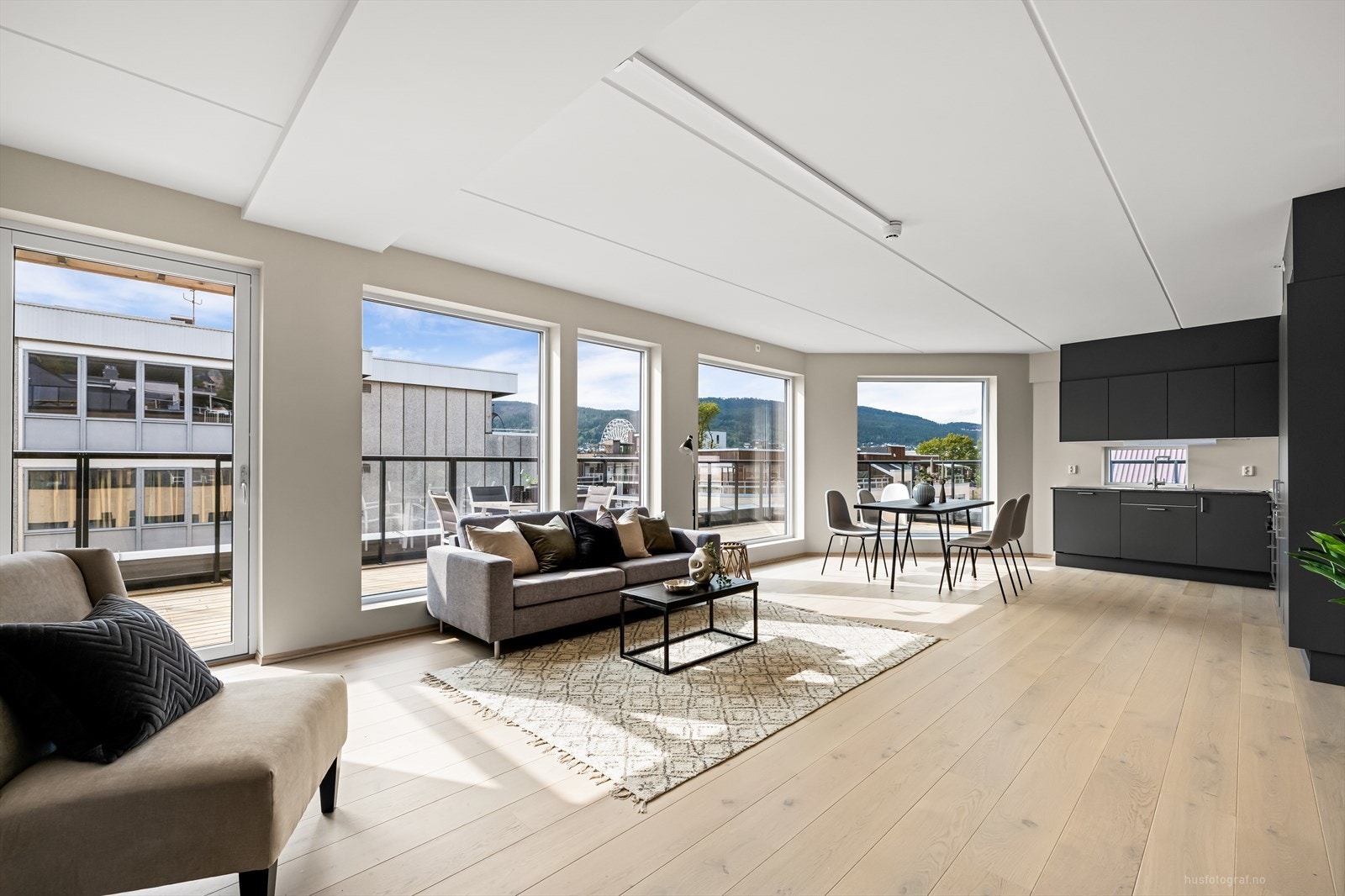 Leiligheten har en gjennomtenkt og arealeffektiv planløsning. Galleribilde