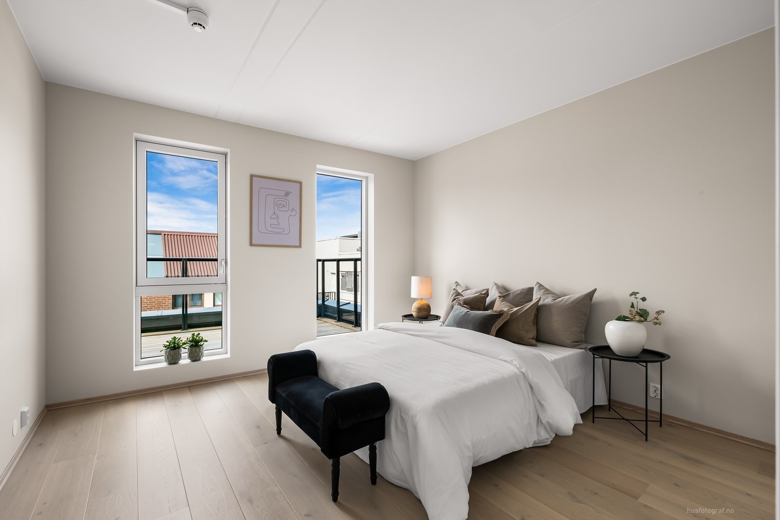 Hovedsoverommet er meget romslig og lar seg enkelt innrede med både dobbeltseng og nattbord. Galleribilde