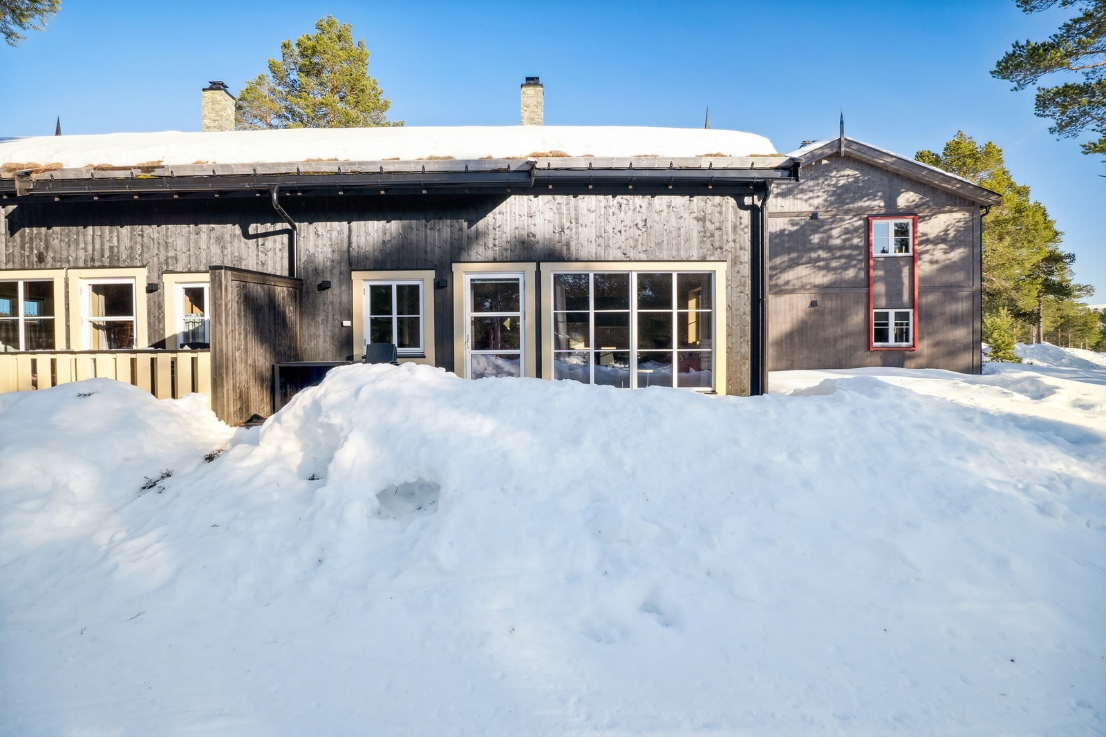 Platting utenfor stue og soverom Galleribilde