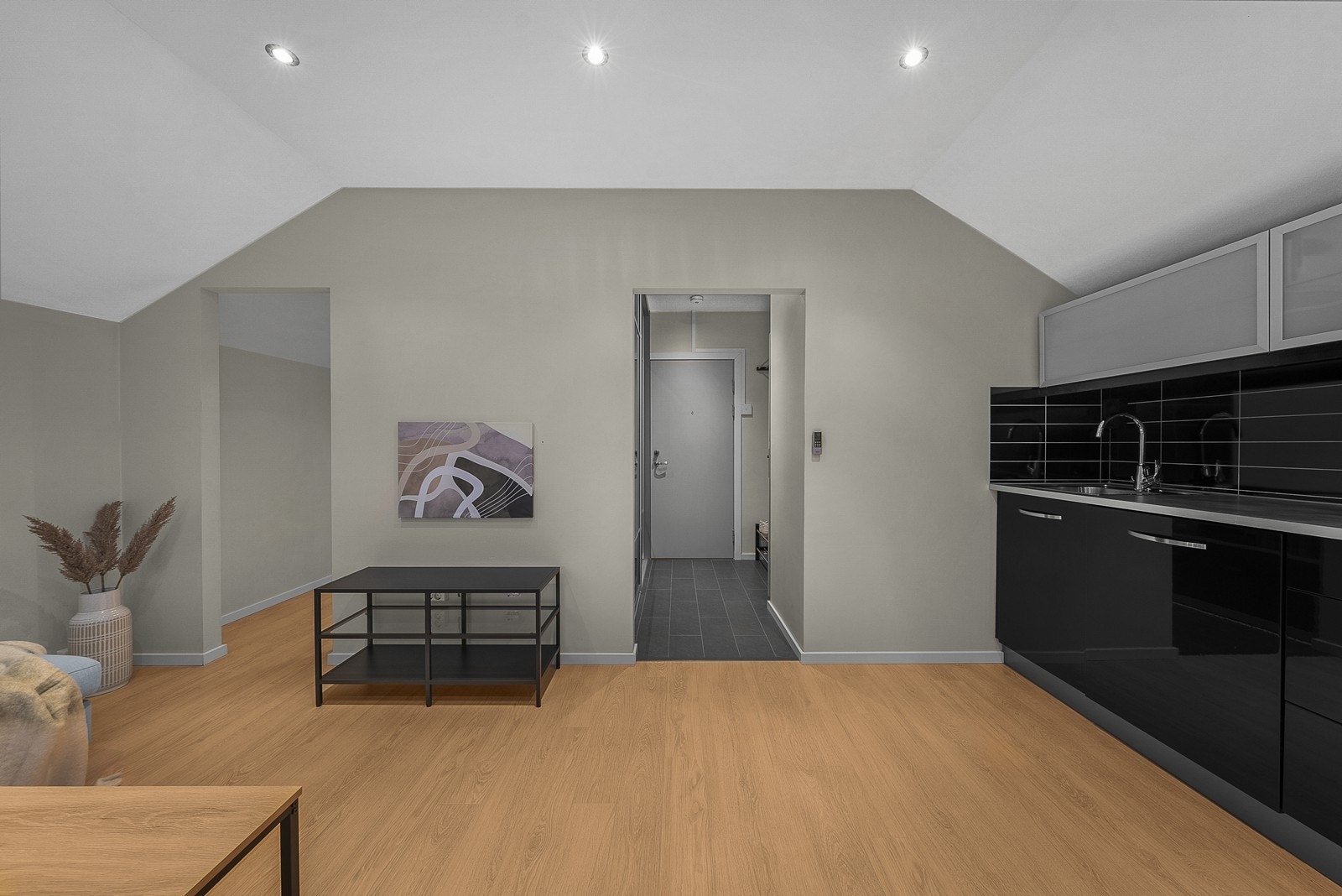 Oppholdsrommet er enkel å innrede Galleribilde