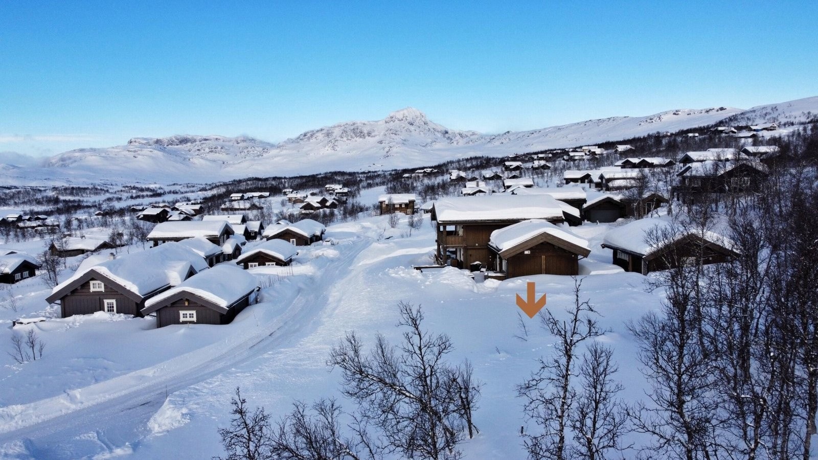 Velkommen til Myrebærstigen 25! Her kan en bygge sin drømmehytte! Galleribilde