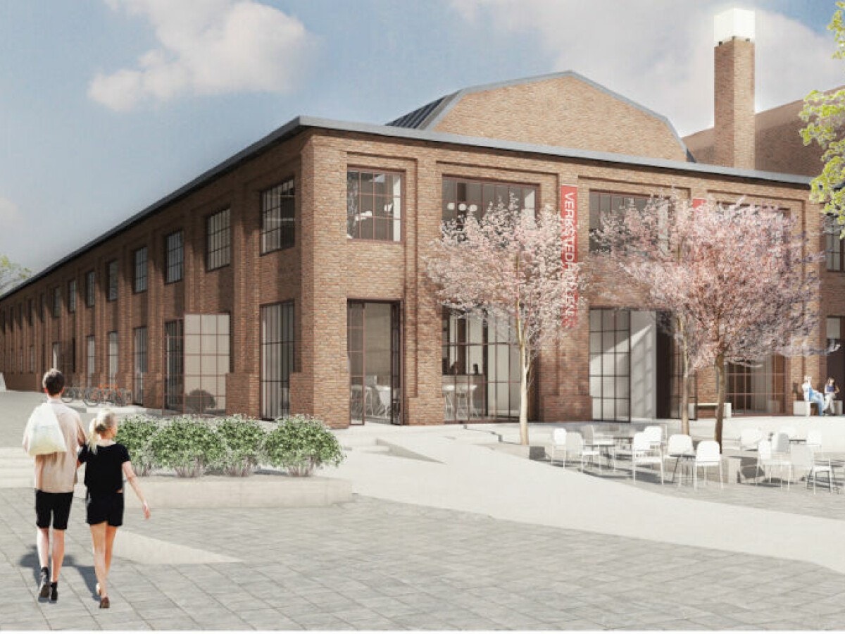 Ny og sosial storstue ved navn Carls, som vil by på bla. Nabolagscafe, barer, restauranter og flere råe arrangementlokaler. Galleribilde