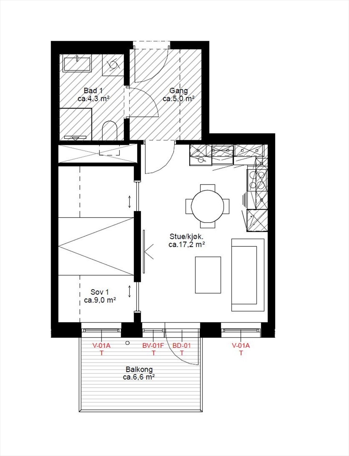Plantegning Galleribilde