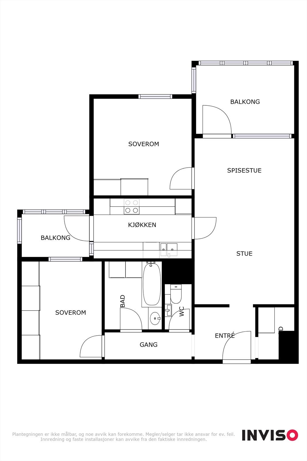 Plantegning Galleribilde