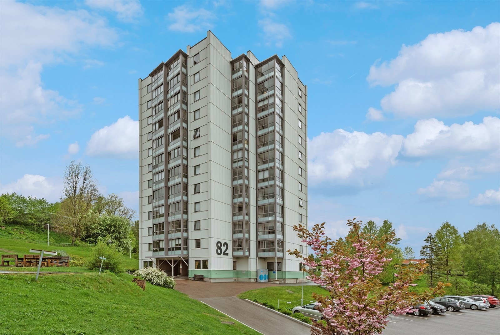 Fin beliggenhet i den populære stjerneblokka Galleribilde